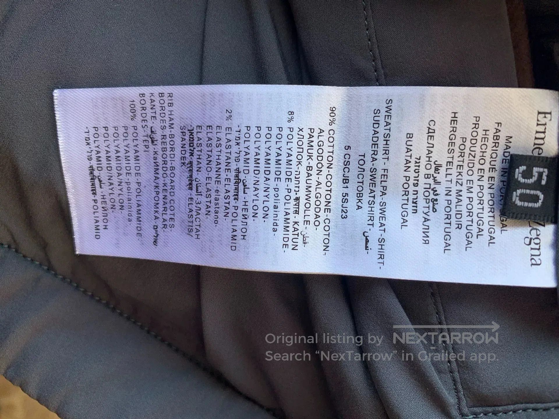 Ermenegildo Zegna Zegna Men's Reversible Padded Jacket. Size US M / EU 48-50 / 2 - 7 Thumbnail