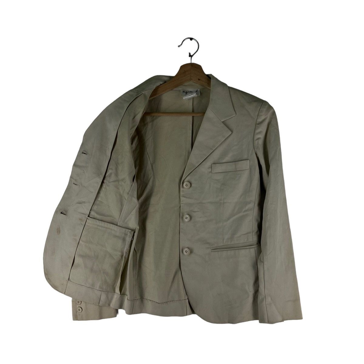 agnes b. 🔥Vtg Casual Jacket Agnes B. Made in France Size S / US 4 / IT 40 - 8 Thumbnail
