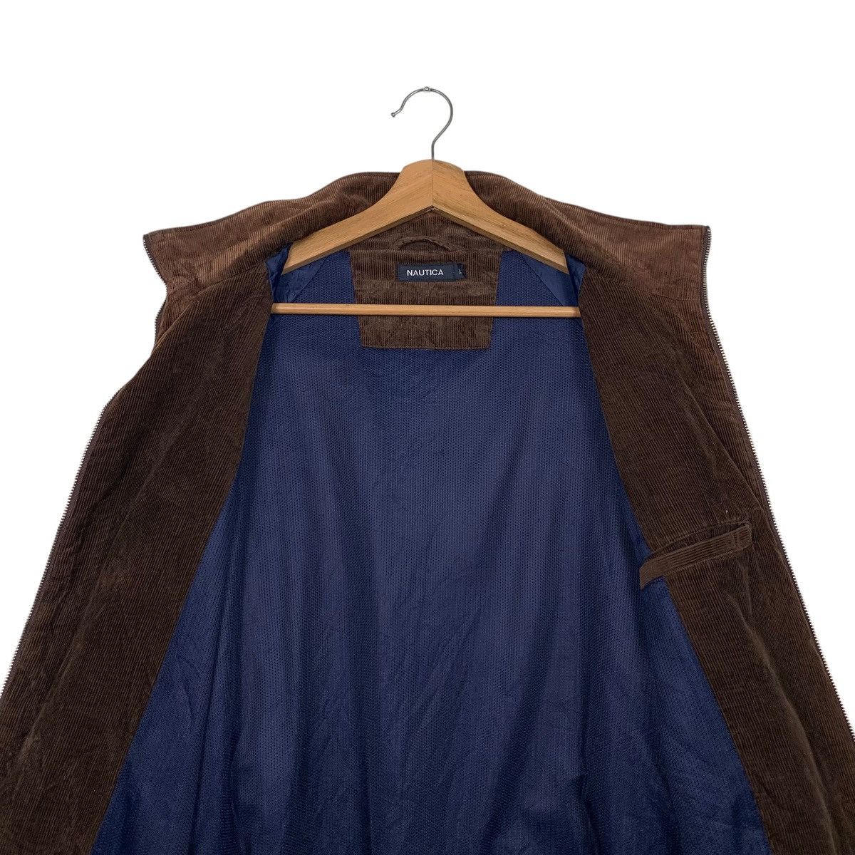 Nautica Vintage 90’s NAUTICA Corduroy Casual Jacket #2651-C119 Size US L / EU 52-54 / 3 - 10 Thumbnail