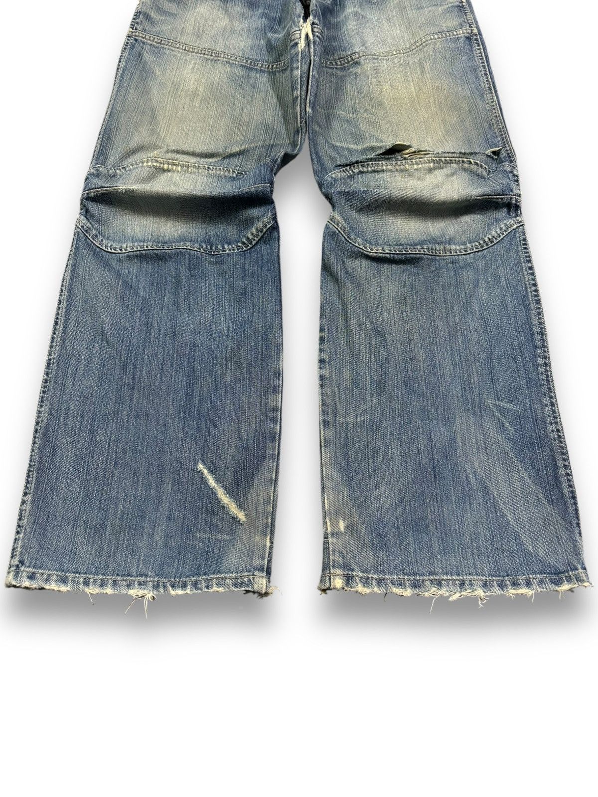 G-Star Vintage G-Star Raw Double Knee Style Mud Wash Baggy Jeans Size US 34 / EU 50 - 10 Thumbnail