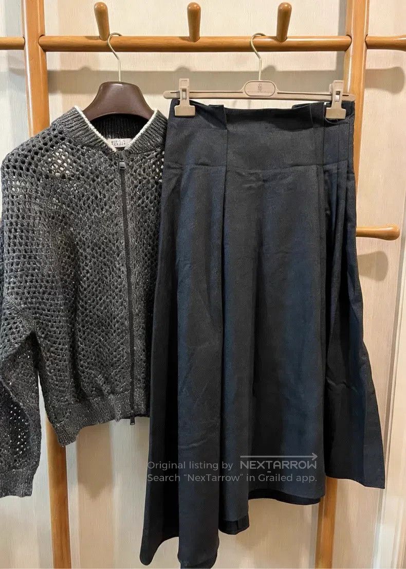 Brunello Cucinelli Brunello Cucinelli 2024 irregular long skirt Size 26" / US 2 / IT 38 - 1 Thumbnail