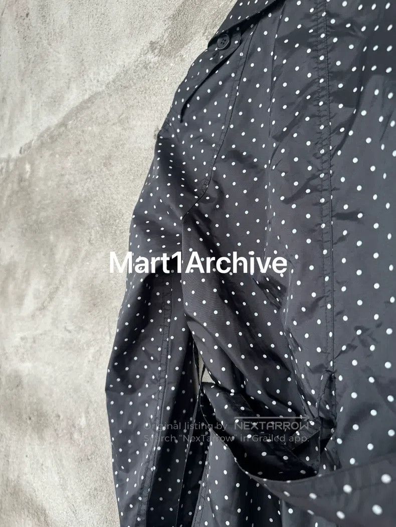 Comme des Garcons Comme Des Garcons Polka Dot Belted Trench Coat Size XS / US 0-2 / IT 36-38 - 4 Thumbnail