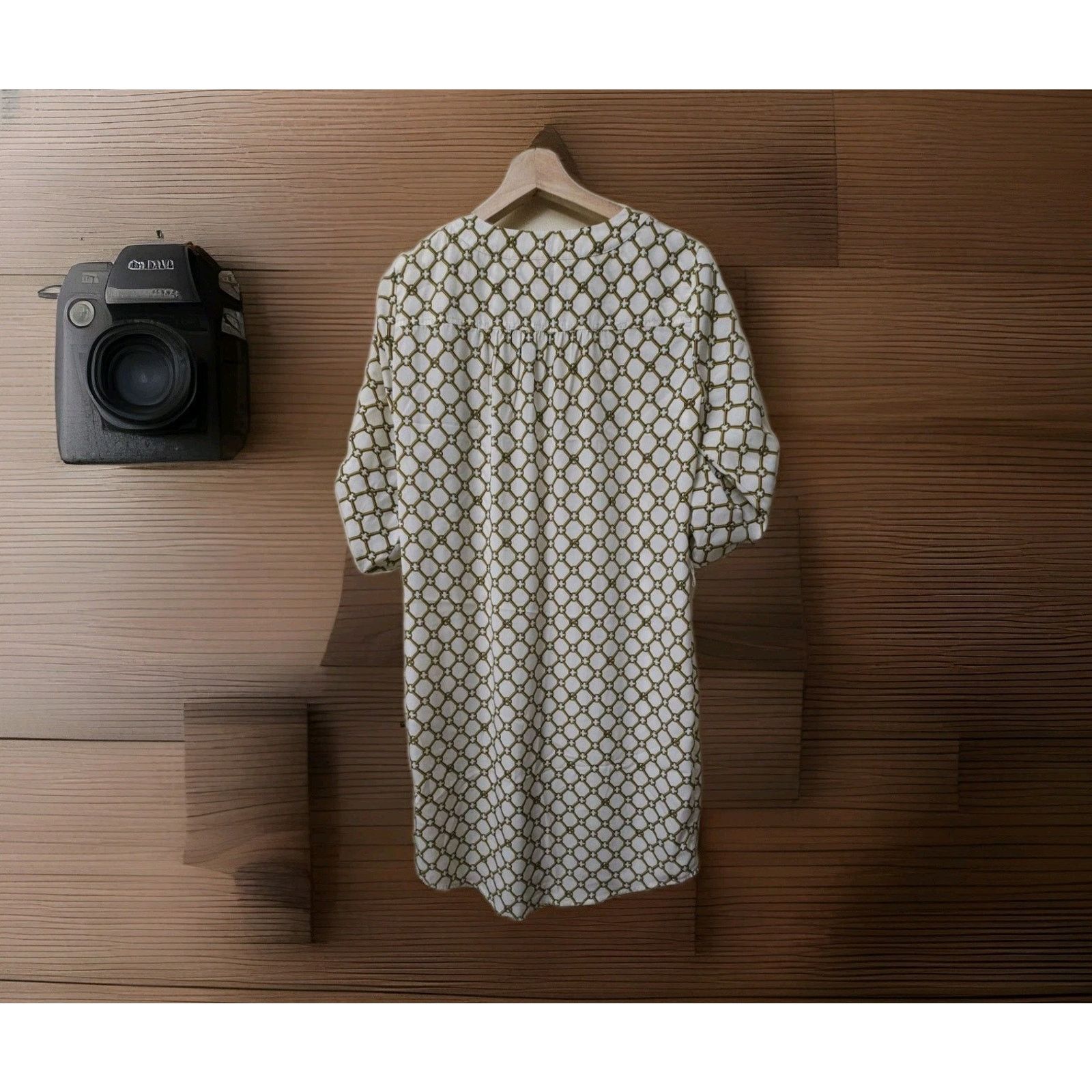 Michael Kors Michael Kors Womens Gold Button Dress Size Medium. MSRP $155 Size M / US 6-8 / IT 42-44 - 2 Thumbnail