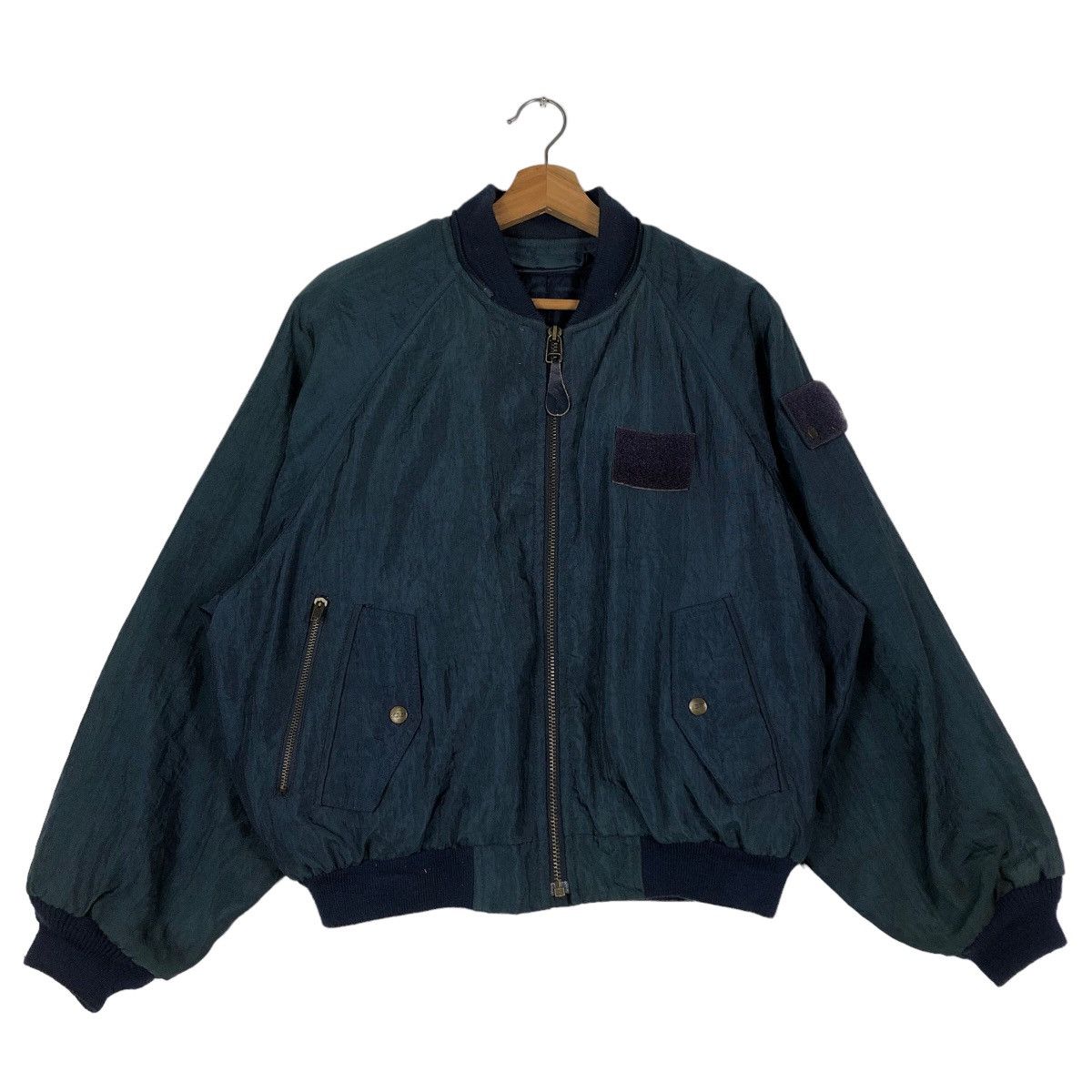 Japanese Brand 🔥Vintage Bomber Jacket Micky Club Riot Riot Design Size US S / EU 44-46 / 1 - 1 Thumbnail