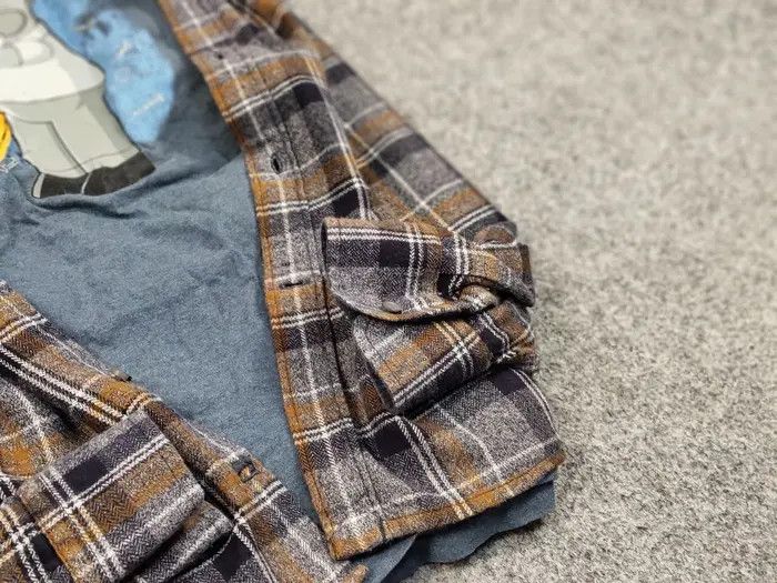 Vintage Vintage Flannel Shirt Travis Scott Style Y2K Style Size US XL / EU 56 / 4 - 7 Thumbnail