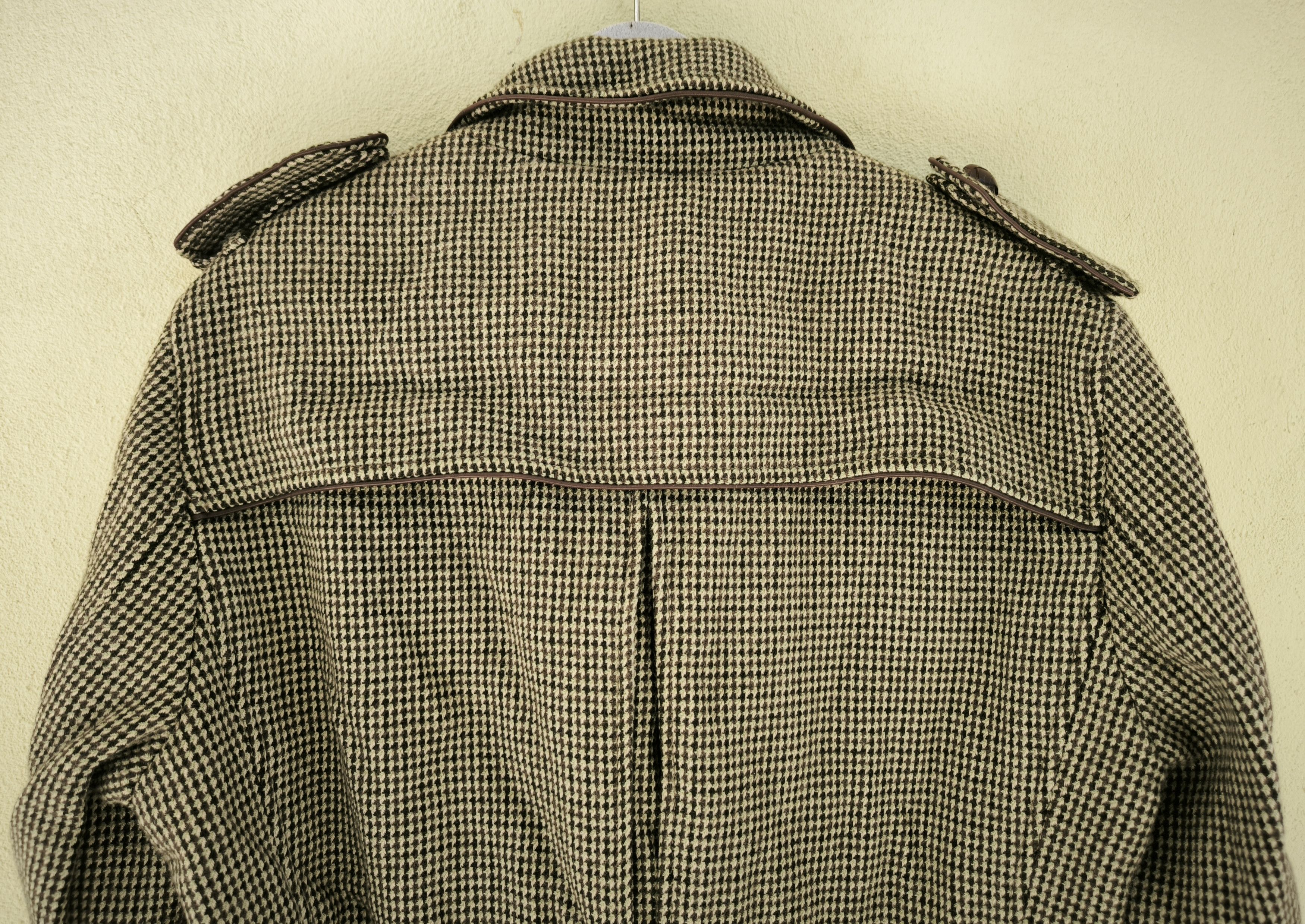 RED Valentino RED VALENTINO houndstooth double breasted trenchcoat Size XL / US 12-14 / IT 48-50 - 12 Thumbnail