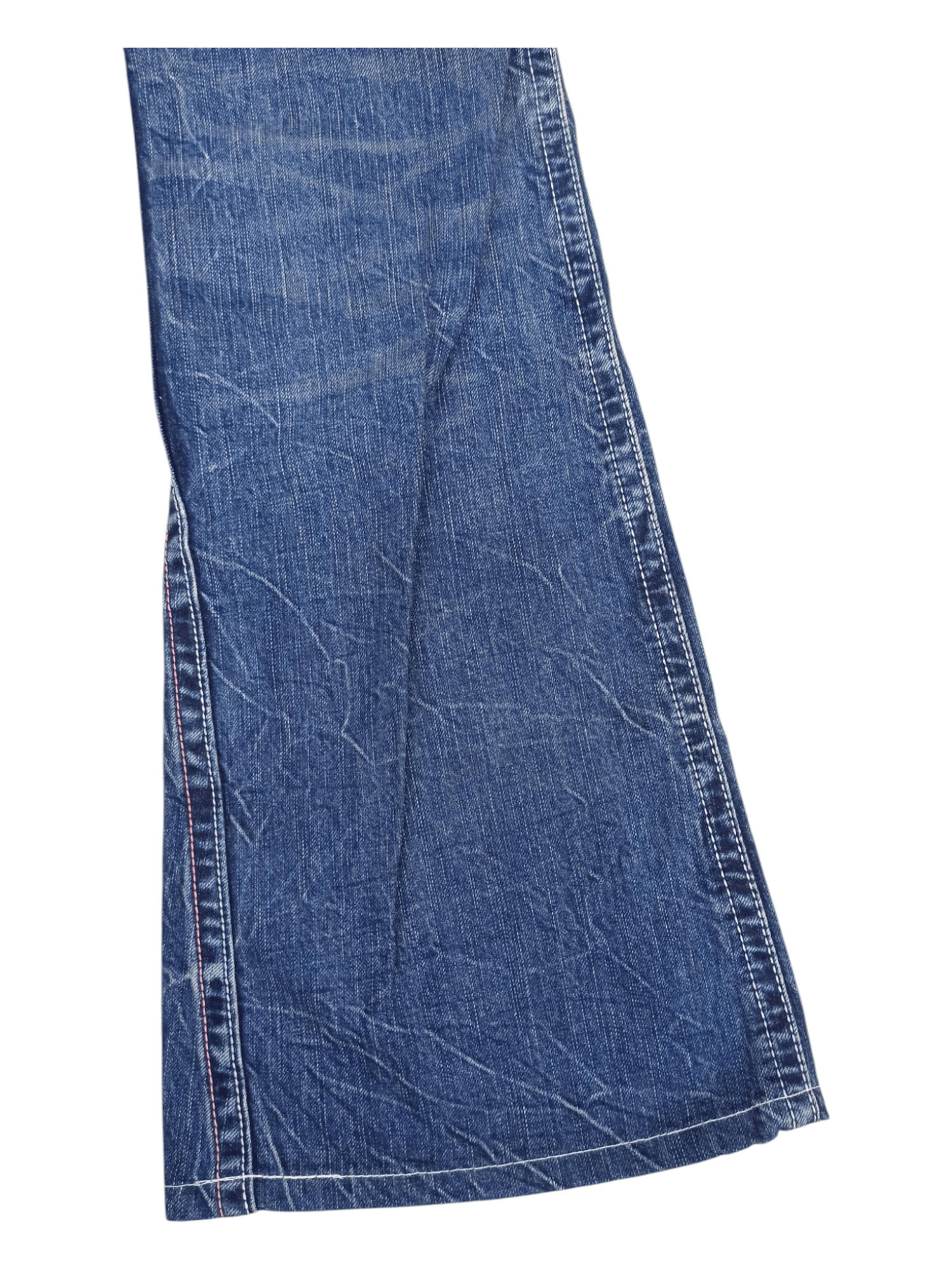 Japanese Brand Vintage Brappers Union Made Low Rise Flare Jeans Size 27" / US 4 / IT 40 - 12 Thumbnail
