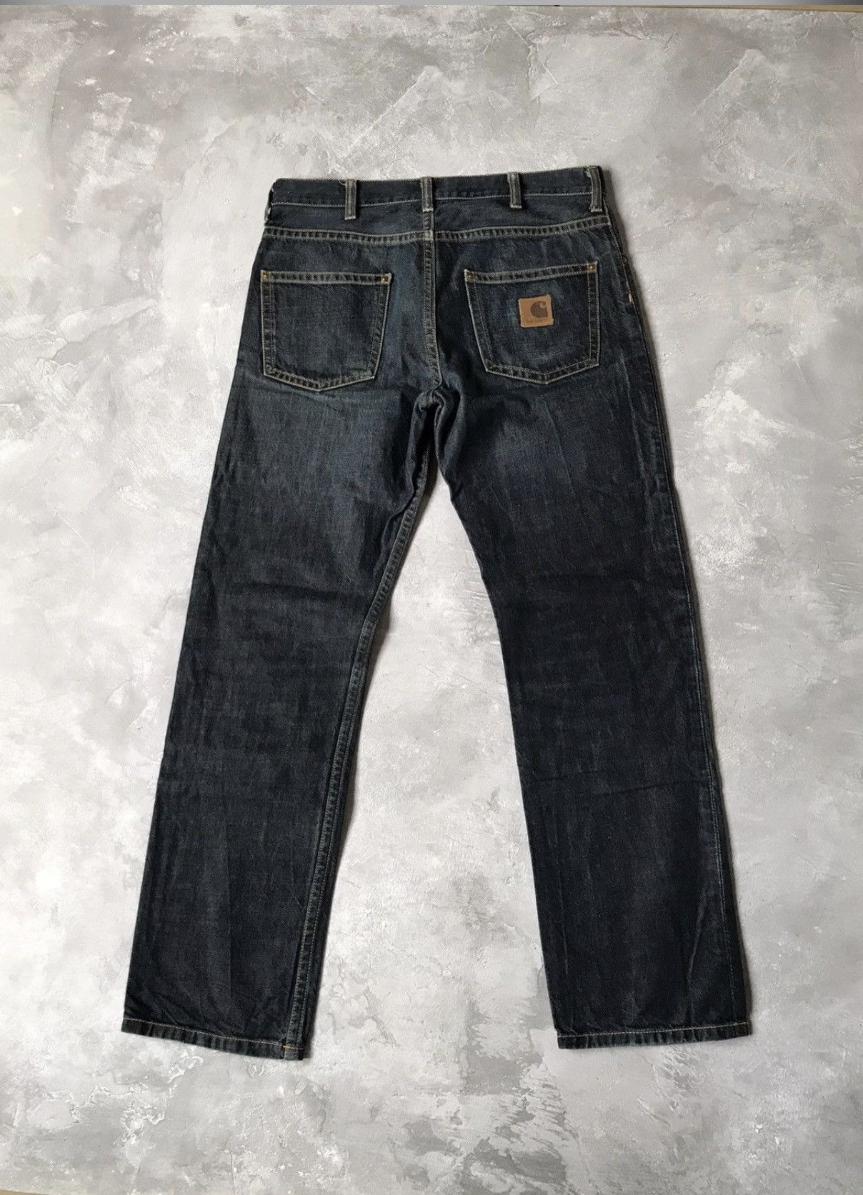 Carhartt Carhartt Vintage Indigo Denim Pants Leather Tab Size US 34 / EU 50 - 1 Thumbnail