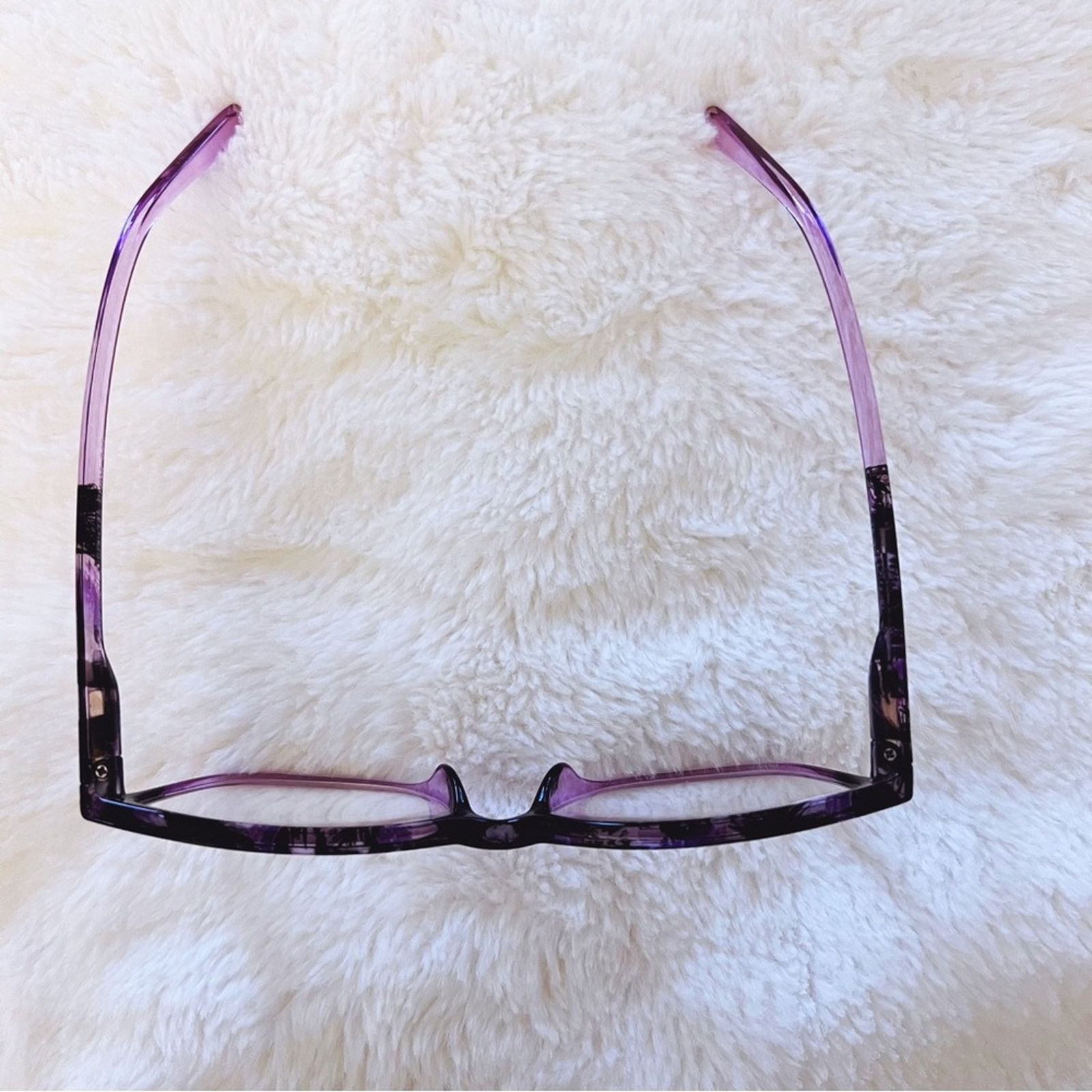 Other Eli Light Purple & Black Two Tone Reader Glasses Size ONE SIZE - 6 Thumbnail