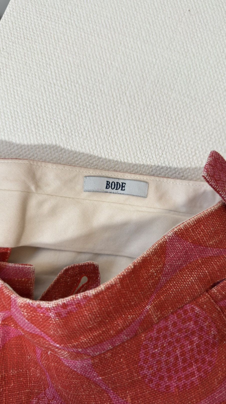 Bode Bode linen Print trousers Size US 31 - 3 Thumbnail