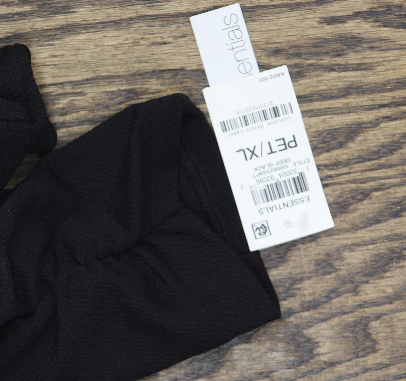 Bar III Nwt Bar Iii Petite Ruched-sleeve Blazer Jacket Black Pxl Size XL / US 12-14 / IT 48-50 - 5 Thumbnail