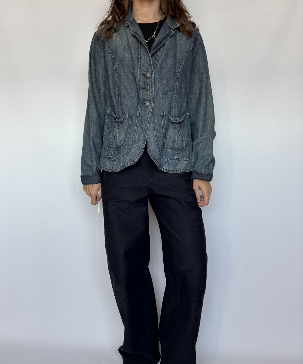 DKNY DKNY Jeans Denim Jacket Y2K Size US S / EU 44-46 / 1 - 3 Thumbnail
