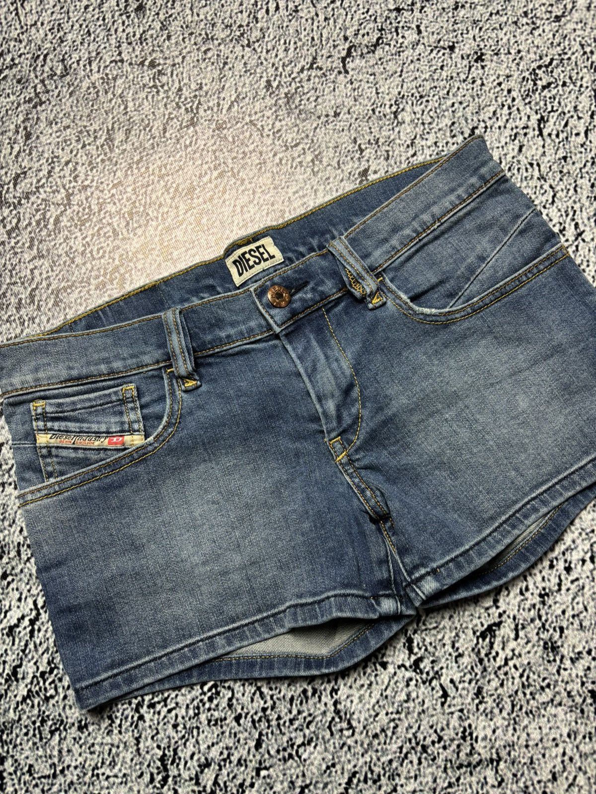 Diesel × Vintage Vintage 2000s Diesel mini y2k sexy shorts Size 26" / US 2 / IT 38 - 3 Thumbnail