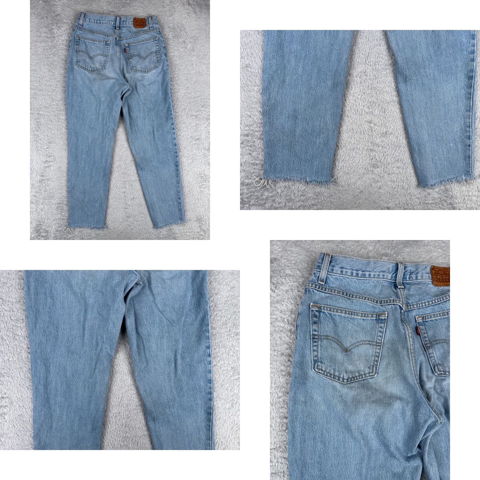 Levi's Levi's Jeans Women 29x26 5-Pocket Denim Light Wash Blue Premium Mom Style 80s Distressed Stretch Vintage No Size 29" - 11 Thumbnail