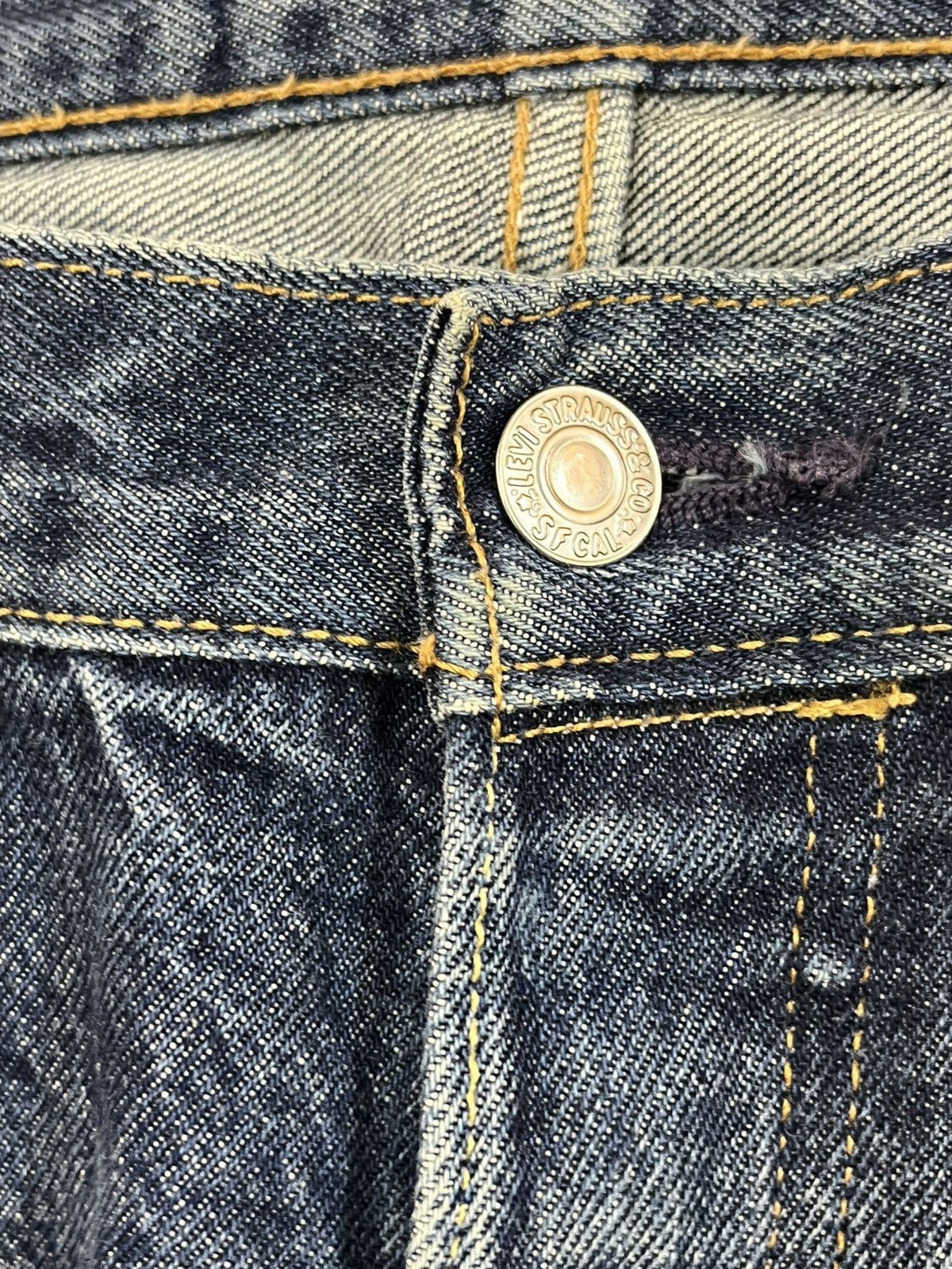 Levi's Vintage Levi’s 501 Big E Selvedge Button 5115 Denim Size US 32 / EU 48 - 8 Thumbnail