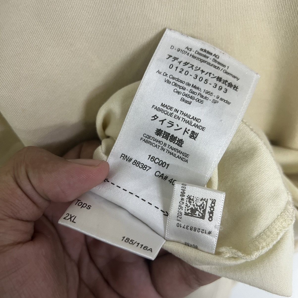 Y-3 Y-3 Adidas YOHJI YAMAMOTO Spellout Oversize Disstress Tee Size US XXL / EU 58 / 5 - 14 Thumbnail