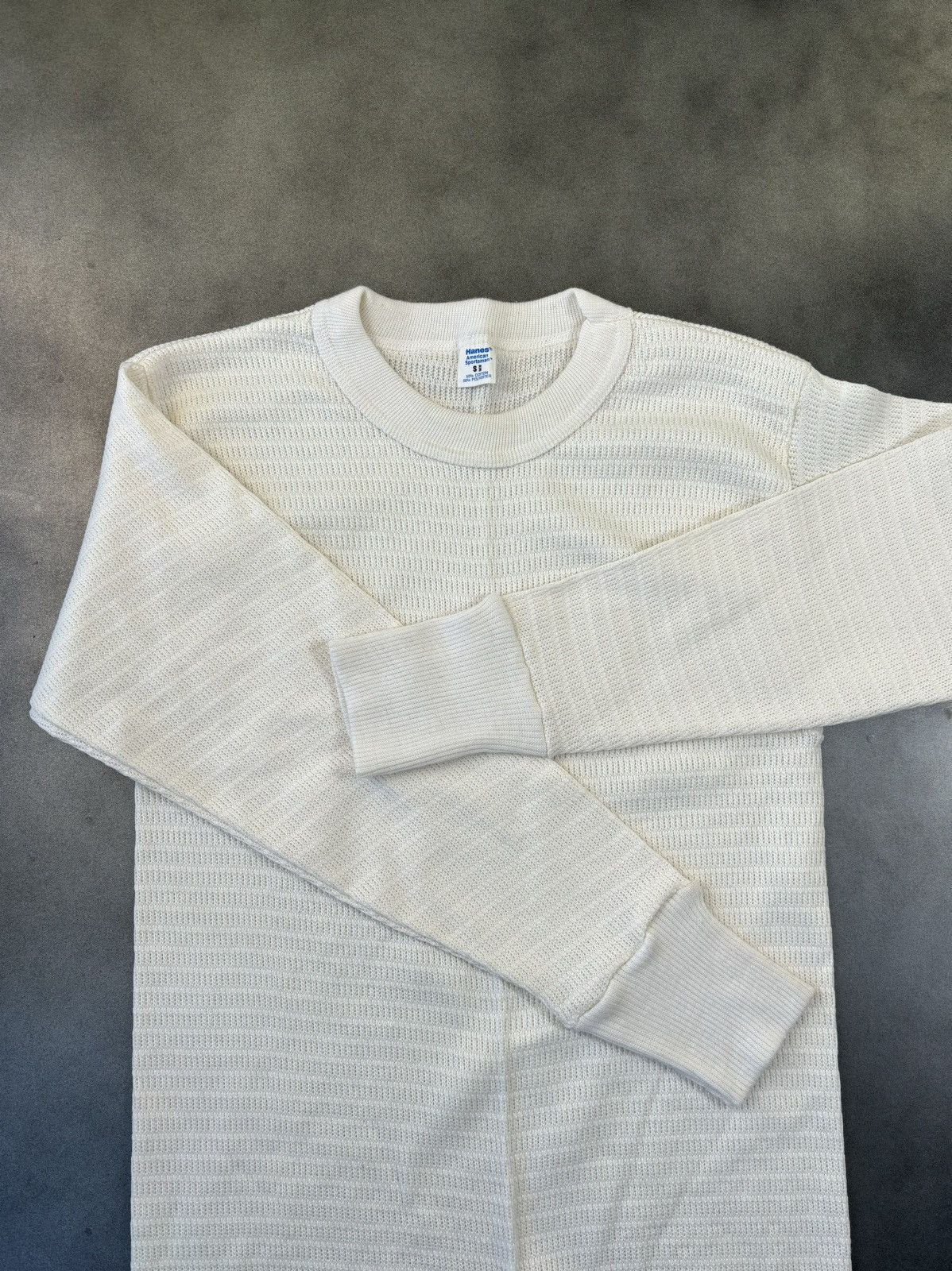 Hanes × Vintage 1980s Thermal Longsleeve Vintage Hanes American Sportsman US Size US S / EU 44-46 / 1 - 1 Thumbnail