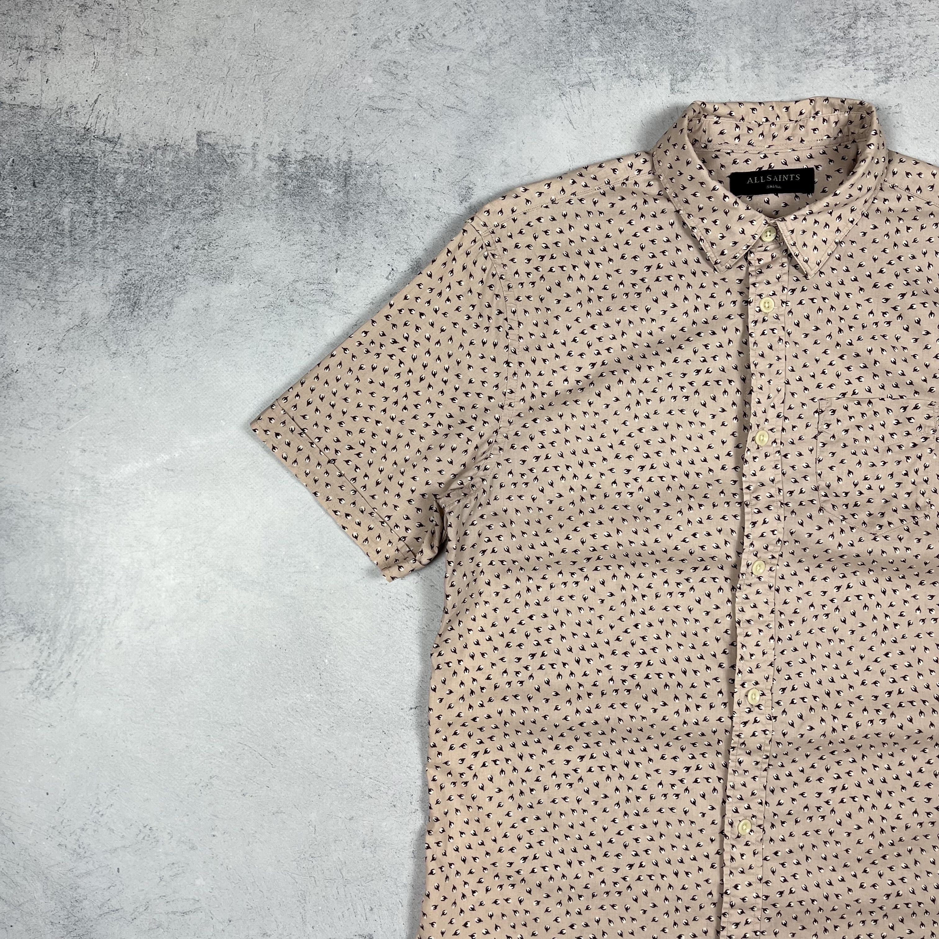 Allsaints Designer AllSaints Bulb Button Up Short Sleeve Shirt Size US S / EU 44-46 / 1 - 6 Thumbnail