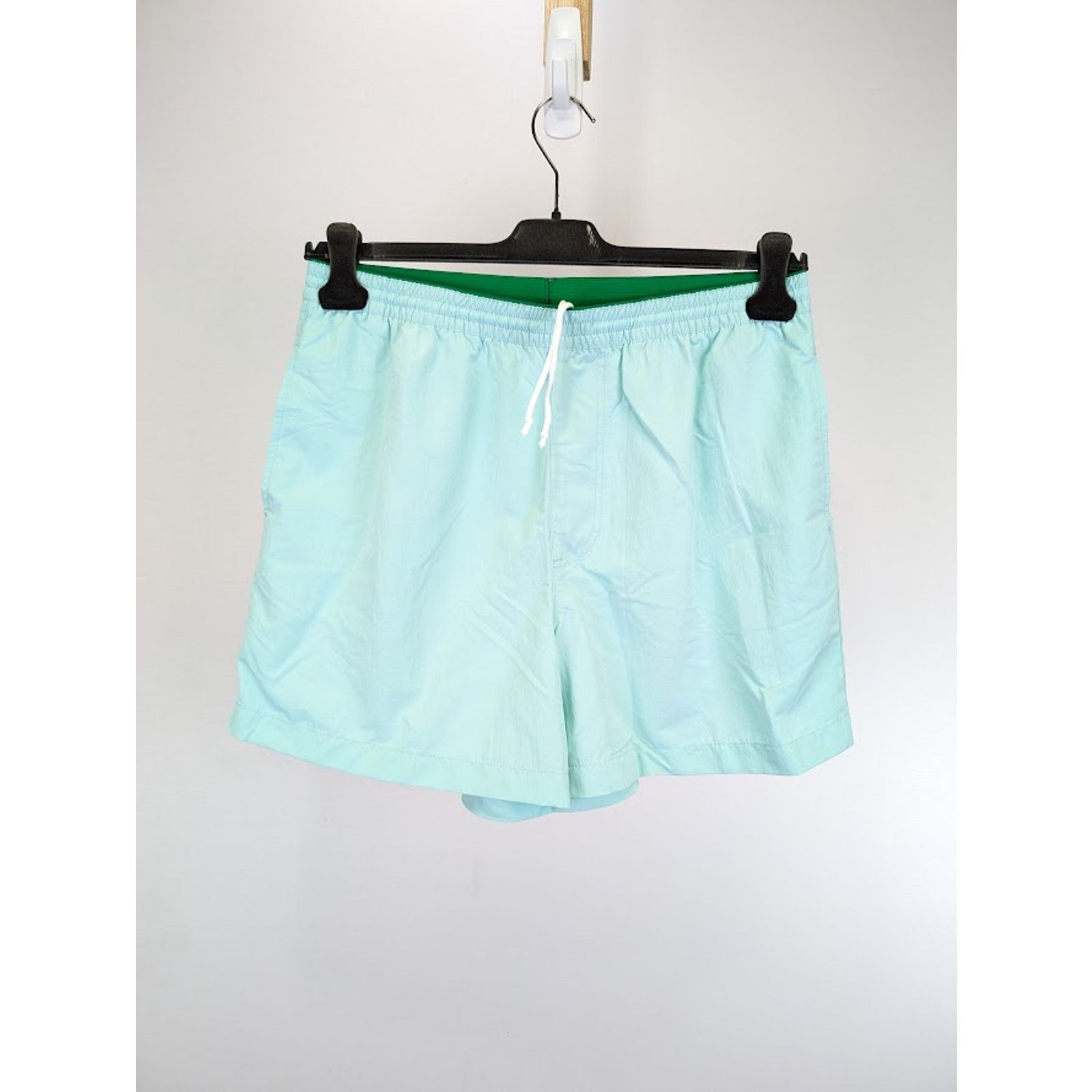 Bottega Veneta o1rshd1 Technical Micro Nylon Long Swim Shorts in Celadon Size US 36 / EU 52 - 2 Thumbnail