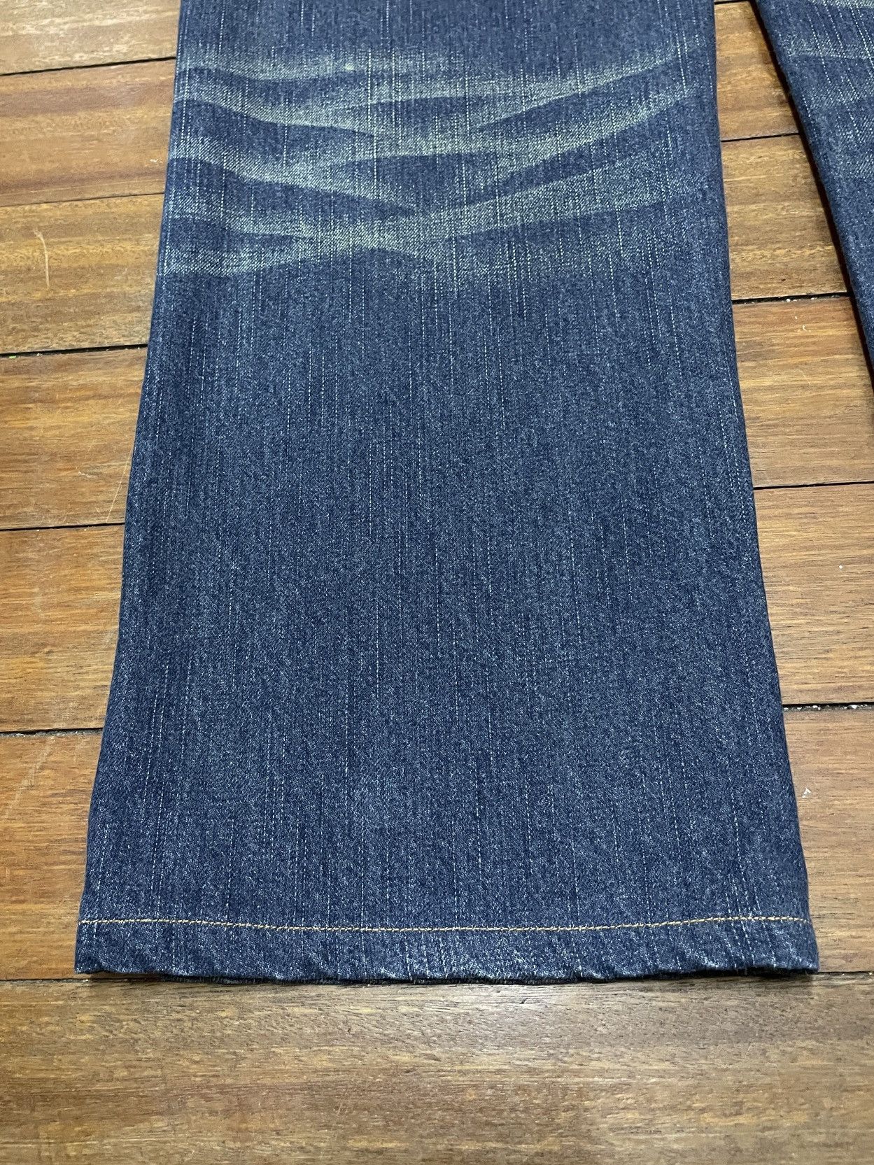 Japanese Brand Rare Design Vintage Brand Big Train Patchwork Jeans 1990s Size US 35 - 7 Thumbnail