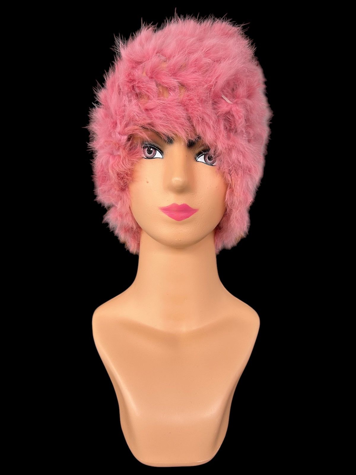 Japanese Brand × Kapital × Vintage Cantwo Japanese Style Distressed Hairy Fur Beanie Hats Size ONE SIZE - 1 Thumbnail