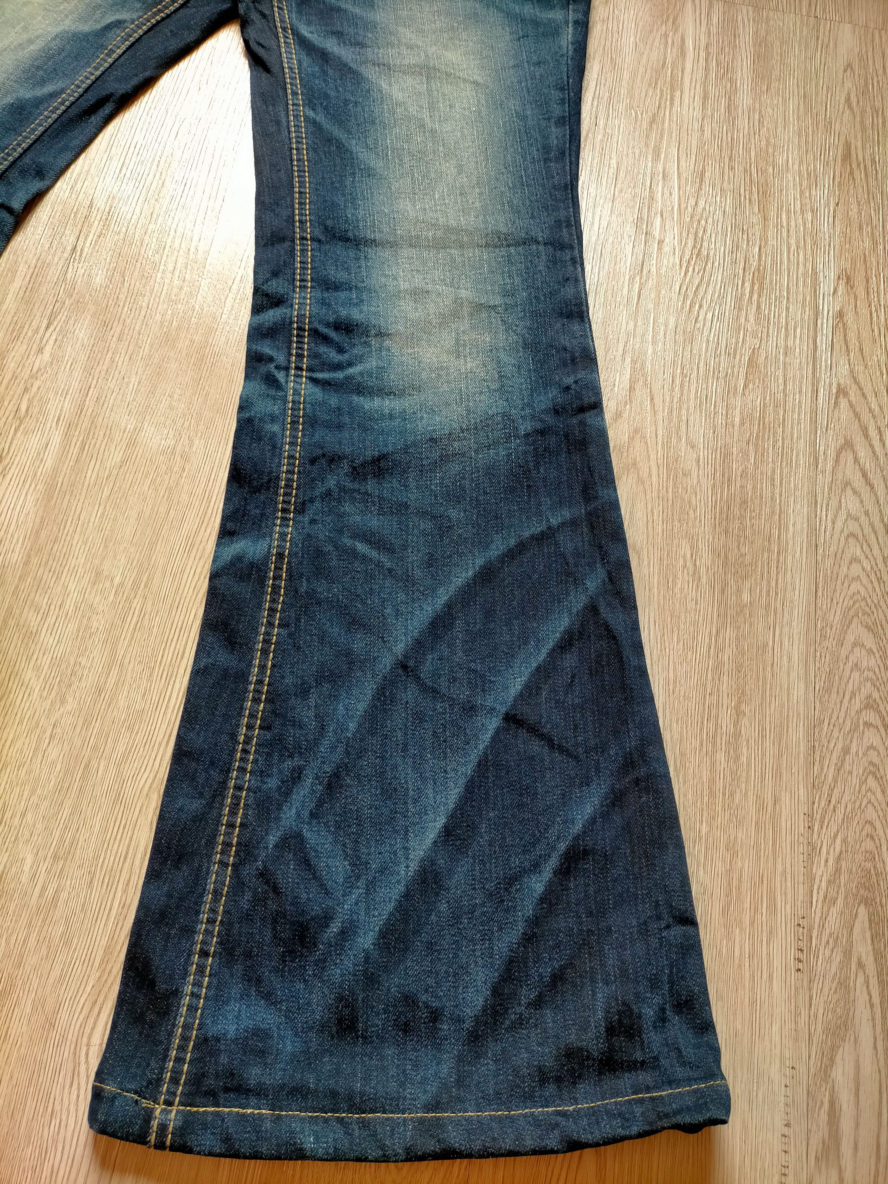 If Six Was Nine × Japanese Brand Flare Jeans Lolita Multizipped Buckle back boot cut Denim Size US 29 - 10 Thumbnail