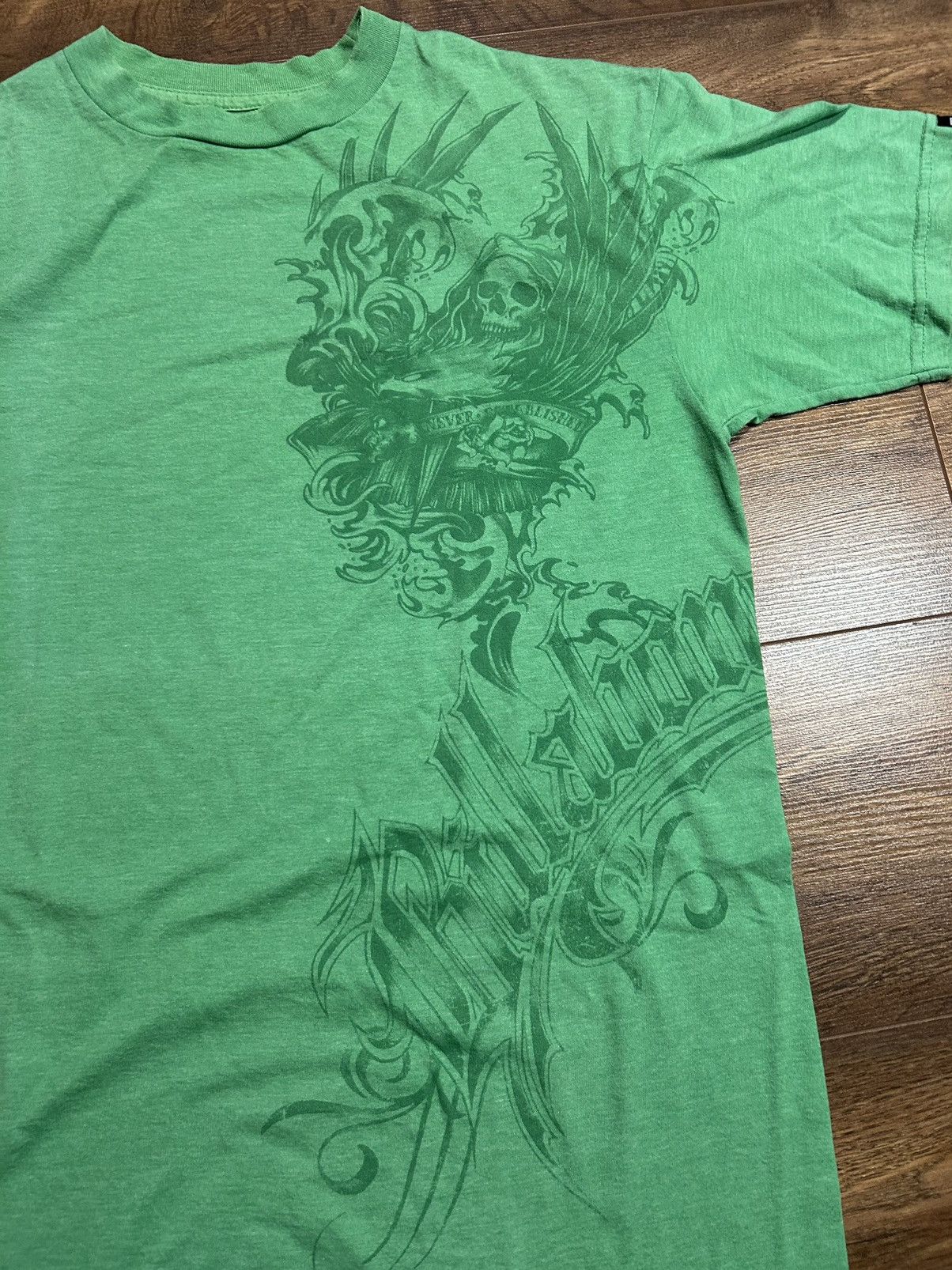 Affliction × Billabong × Tapout Vintage Billabong skull print t shirt Size US M / EU 48-50 / 2 - 2 Thumbnail