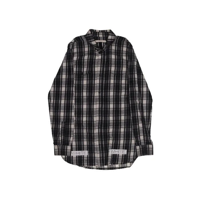 Off-White Off-White Plaid Oversized Long Sleeve Shirt 0079 Size US M / EU 48-50 / 2 - 1 Thumbnail