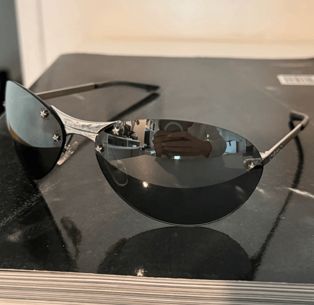 DIOR Sunglasses Starlight Mask Ski Wrap Shield Logo RI954