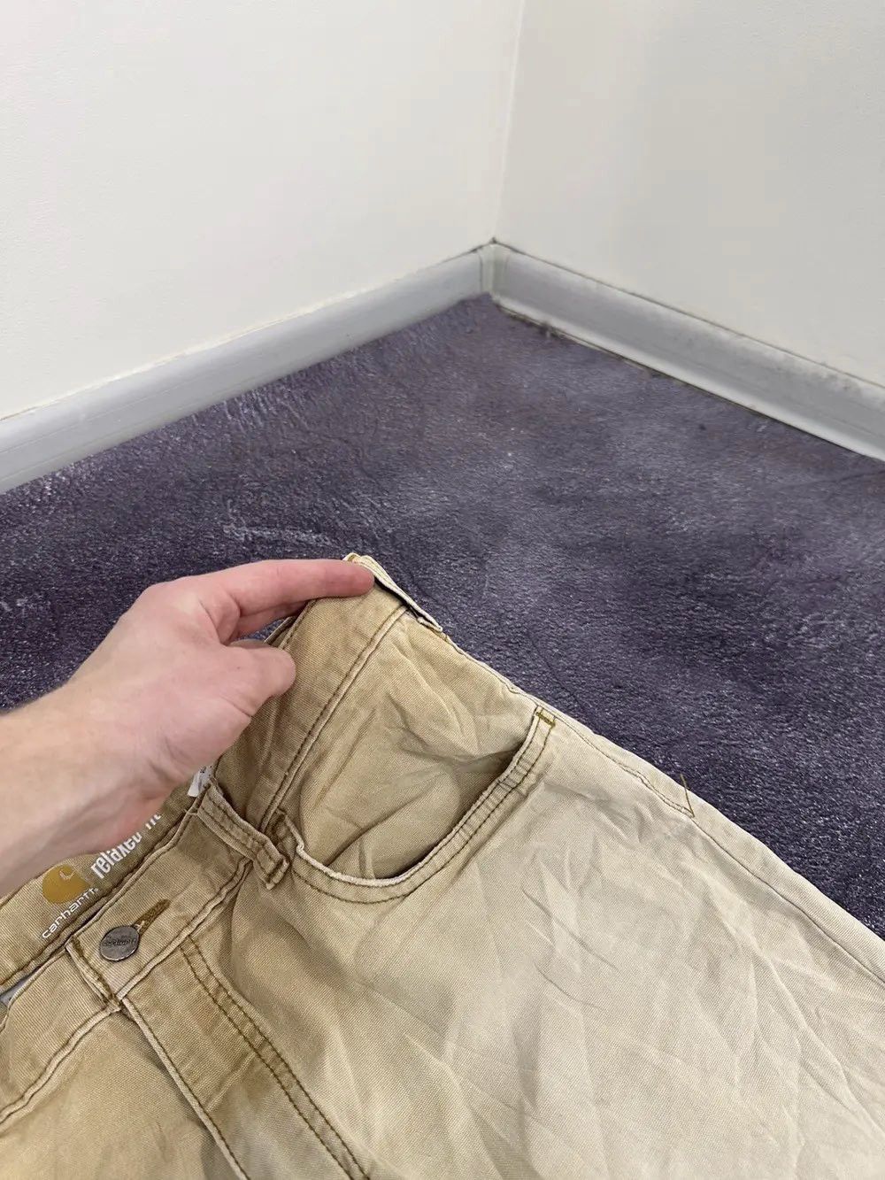 Carhartt Vintage Carhartt Opium Faded Relaxed Fit USA Hype Work Pants Size US 34 / EU 50 - 18 Thumbnail