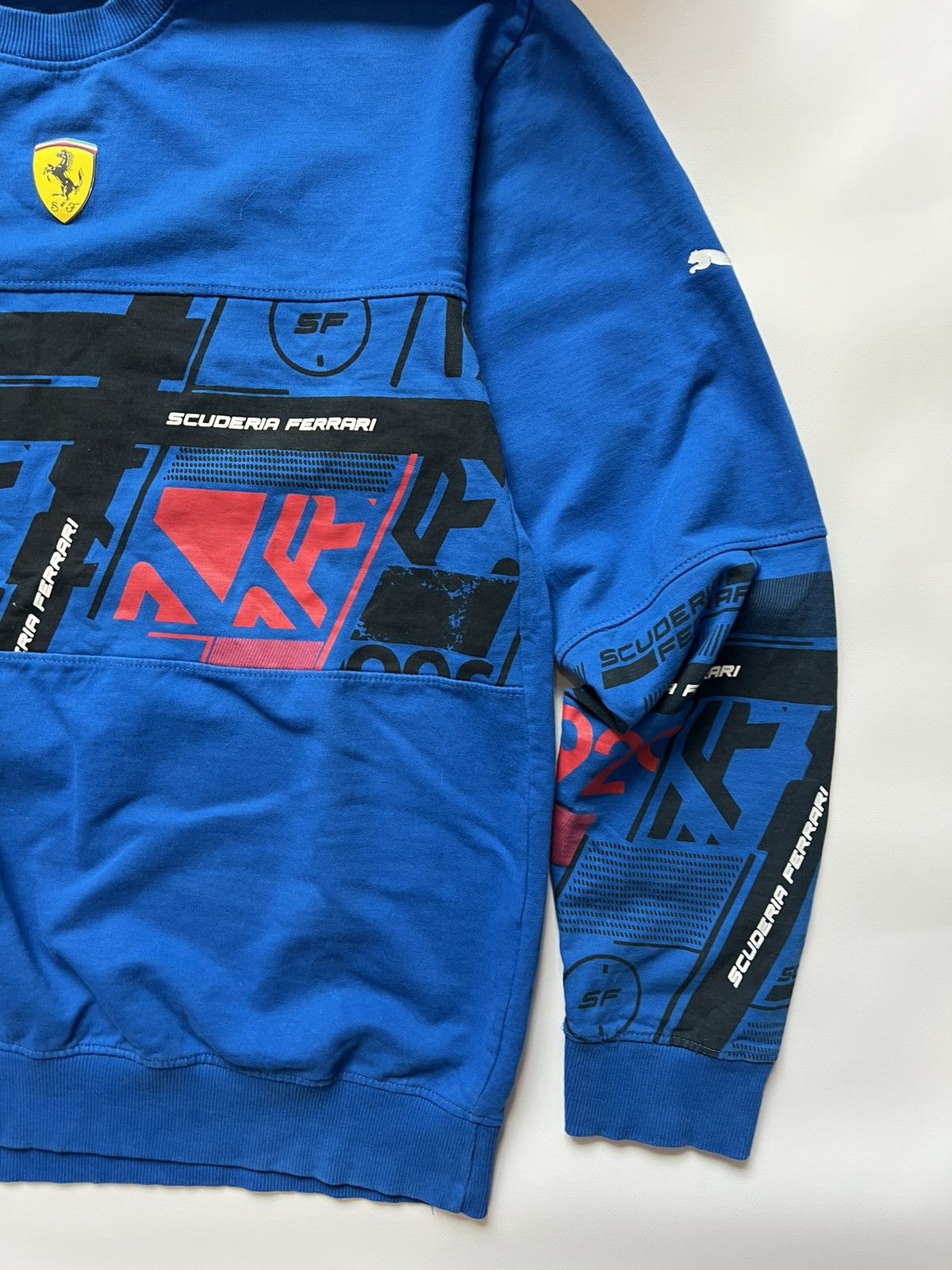 Puma Puma Ferrari Scuderia Blue Sweatshirt Racing Rare Size US XXL / EU 58 / 5 - 2 Thumbnail