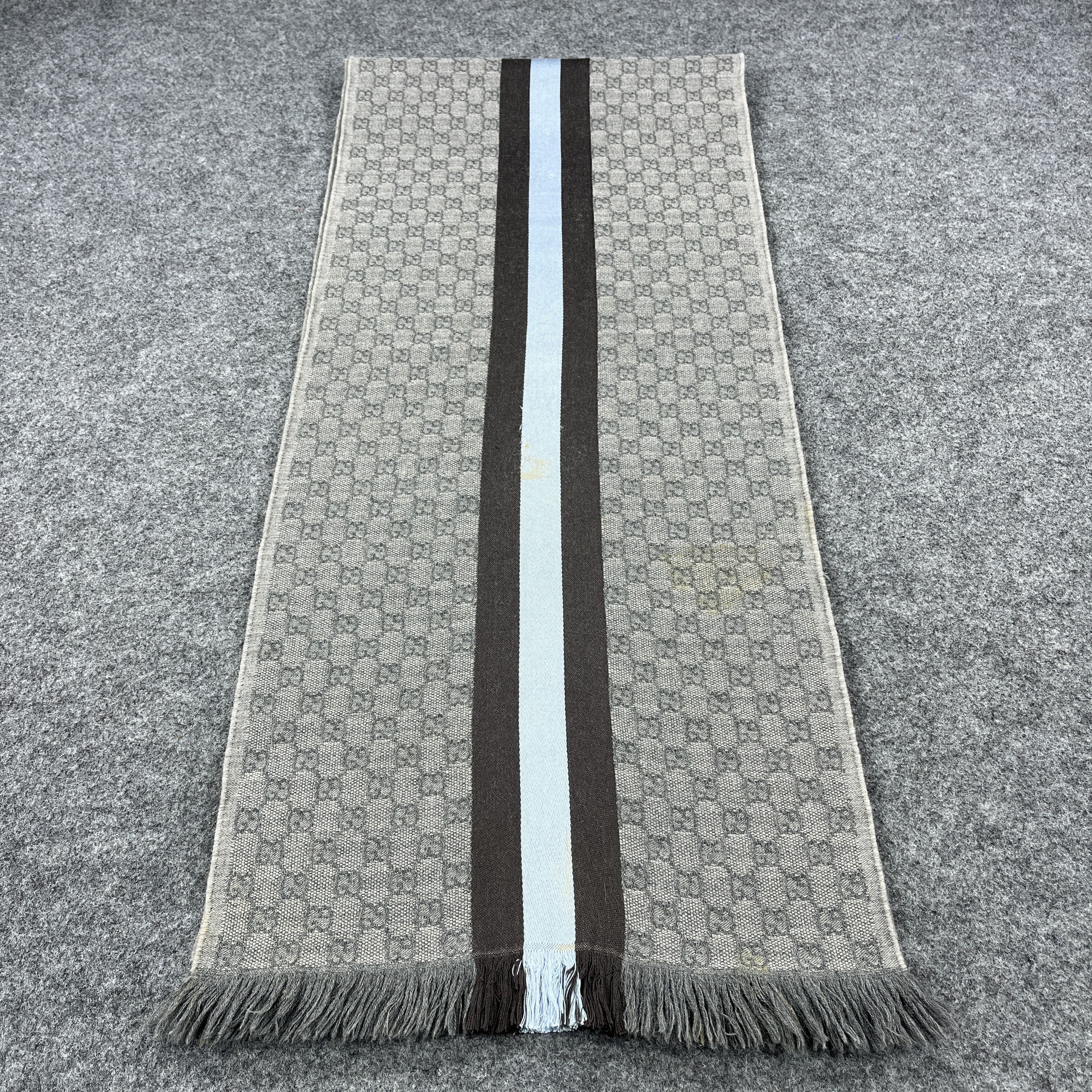 Gucci × Vintage Gucci Scarf / Muffler / Neckwear T1498 Size ONE SIZE - 2 Thumbnail