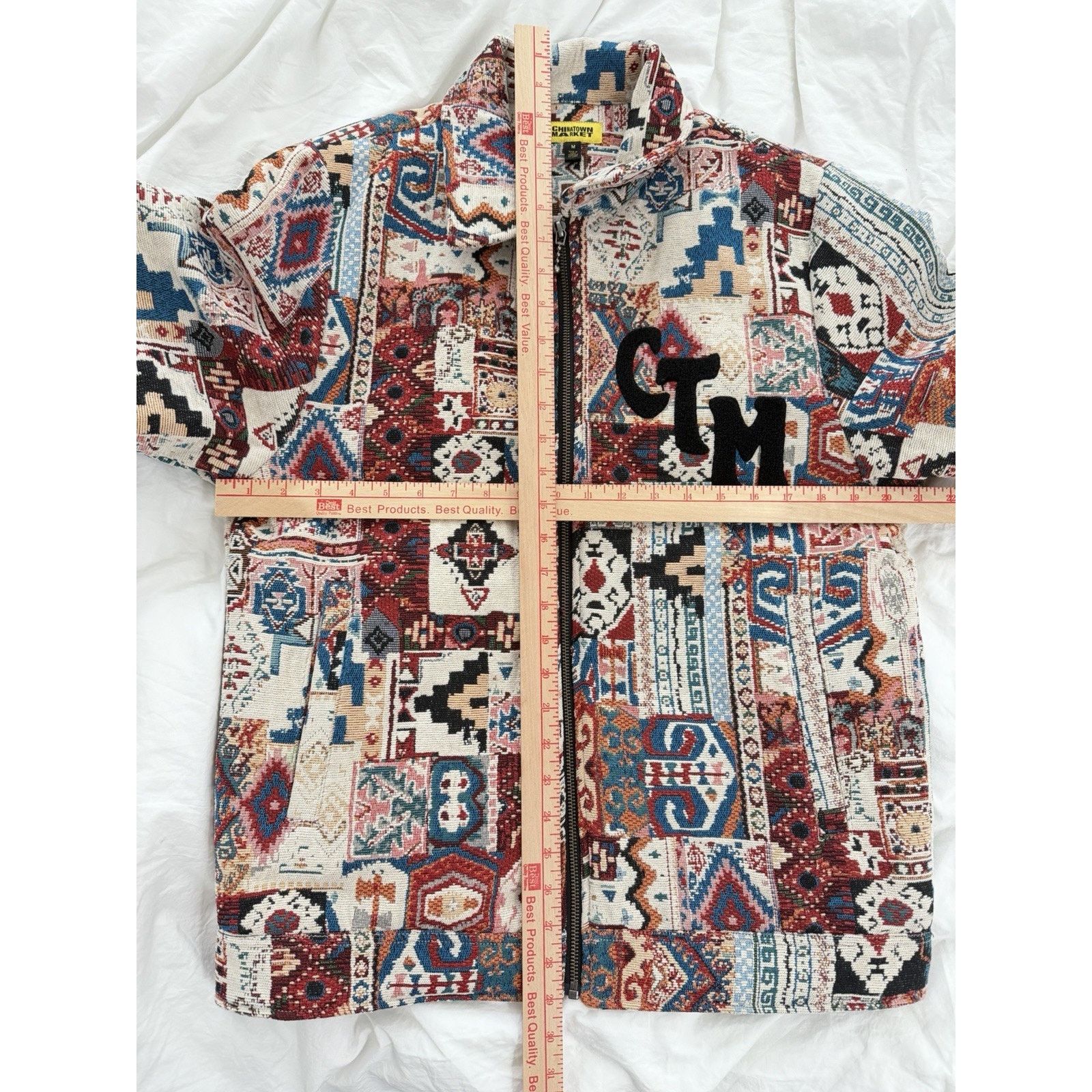 Market Chinatown Market Canvas Tapestry Patchwork Work Jacket Size US M / EU 48-50 / 2 - 10 Thumbnail