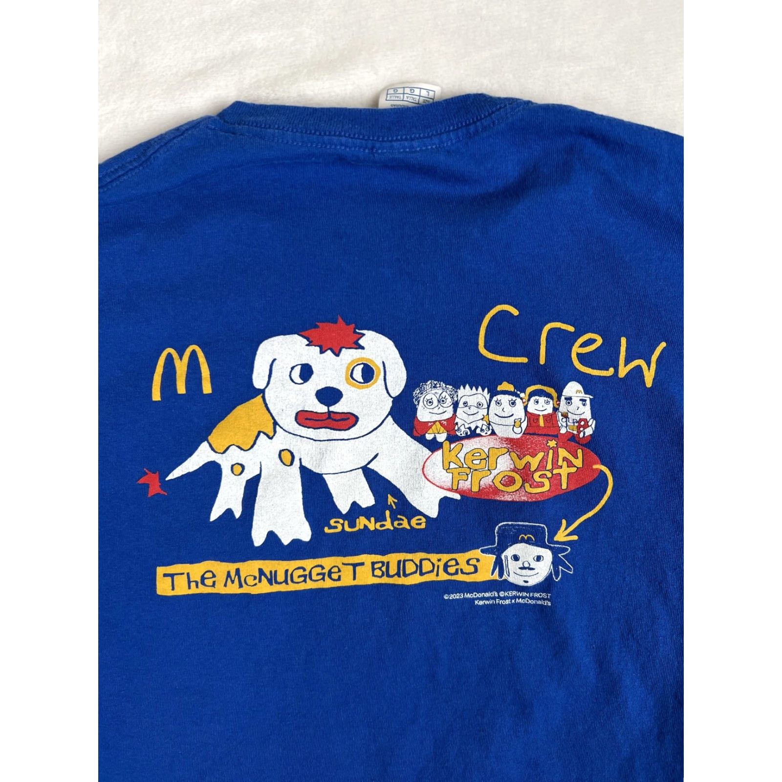 Vintage McDonalds Kerwin Frost T-Shirt Mens M/L Blue McNugget Buddies Graphic Tee Size US M / EU 48-50 / 2 - 7 Thumbnail