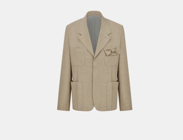 Dior o1w1db10225 483C258A Jacket in Beige Size US M / EU 48-50 / 2 - 1 Thumbnail