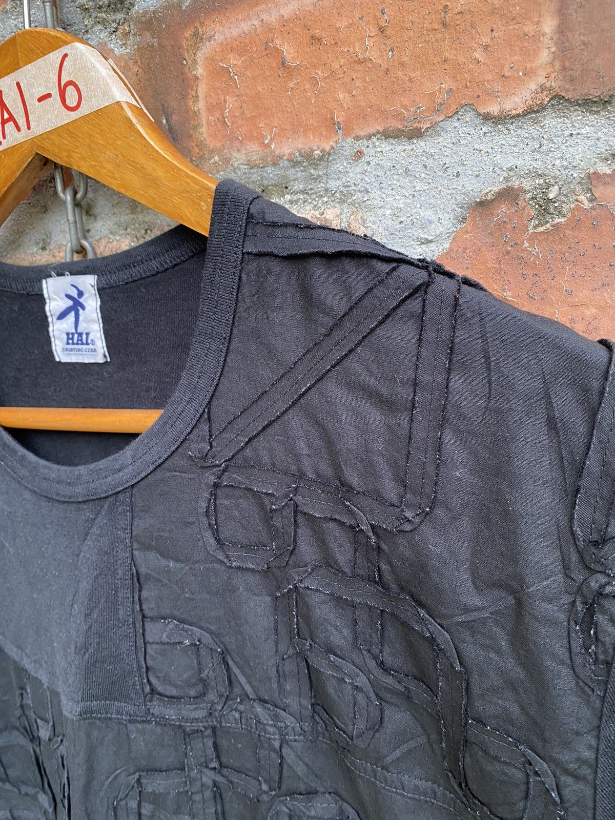 Issey Miyake 1990s Laser Cut Patchwork tee Size US M / EU 48-50 / 2 - 7 Thumbnail
