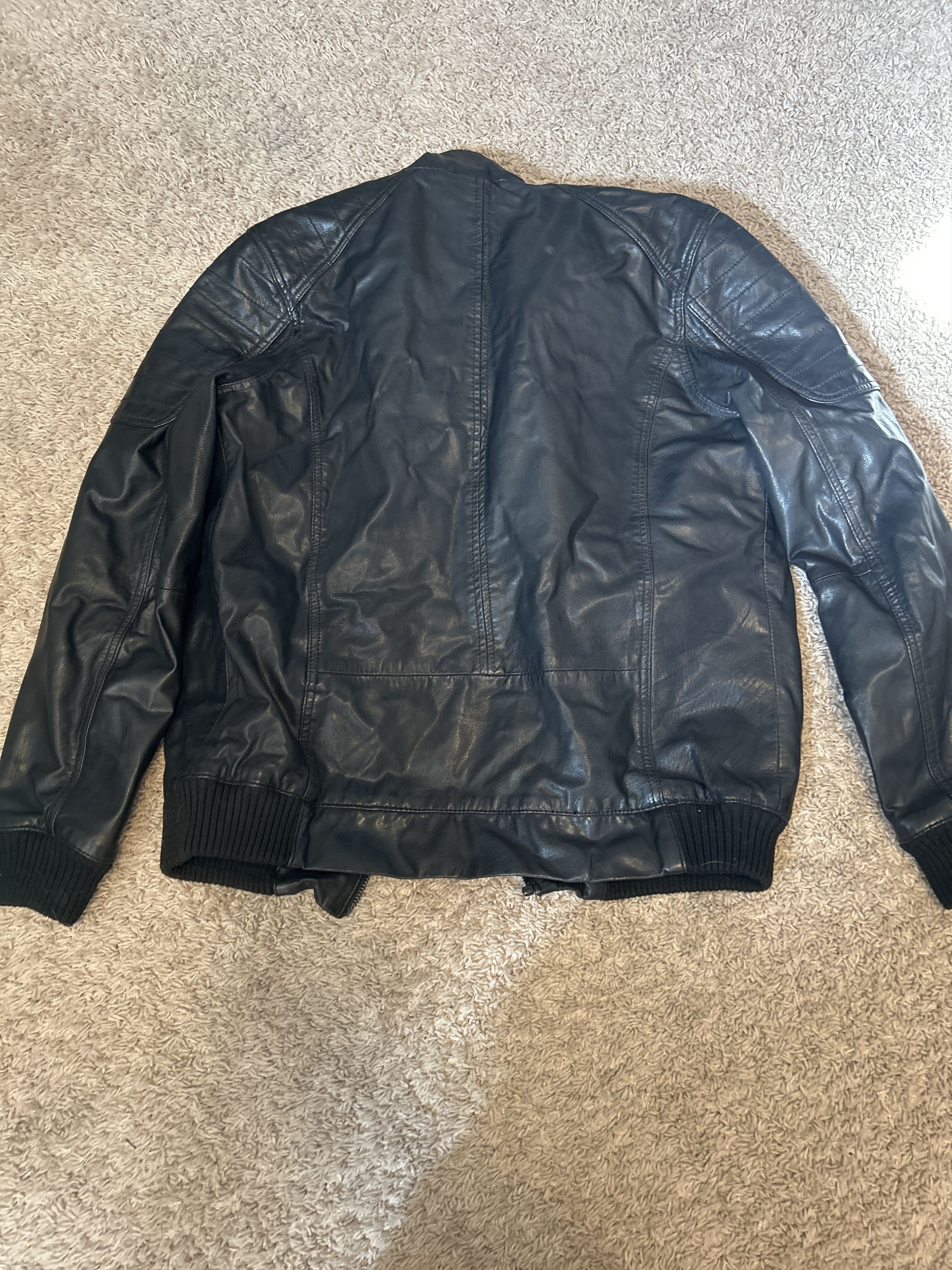 Black Rivet × Vintage Vintage Genuine Leather Jacket Black rivet Size US M / EU 48-50 / 2 - 5 Thumbnail