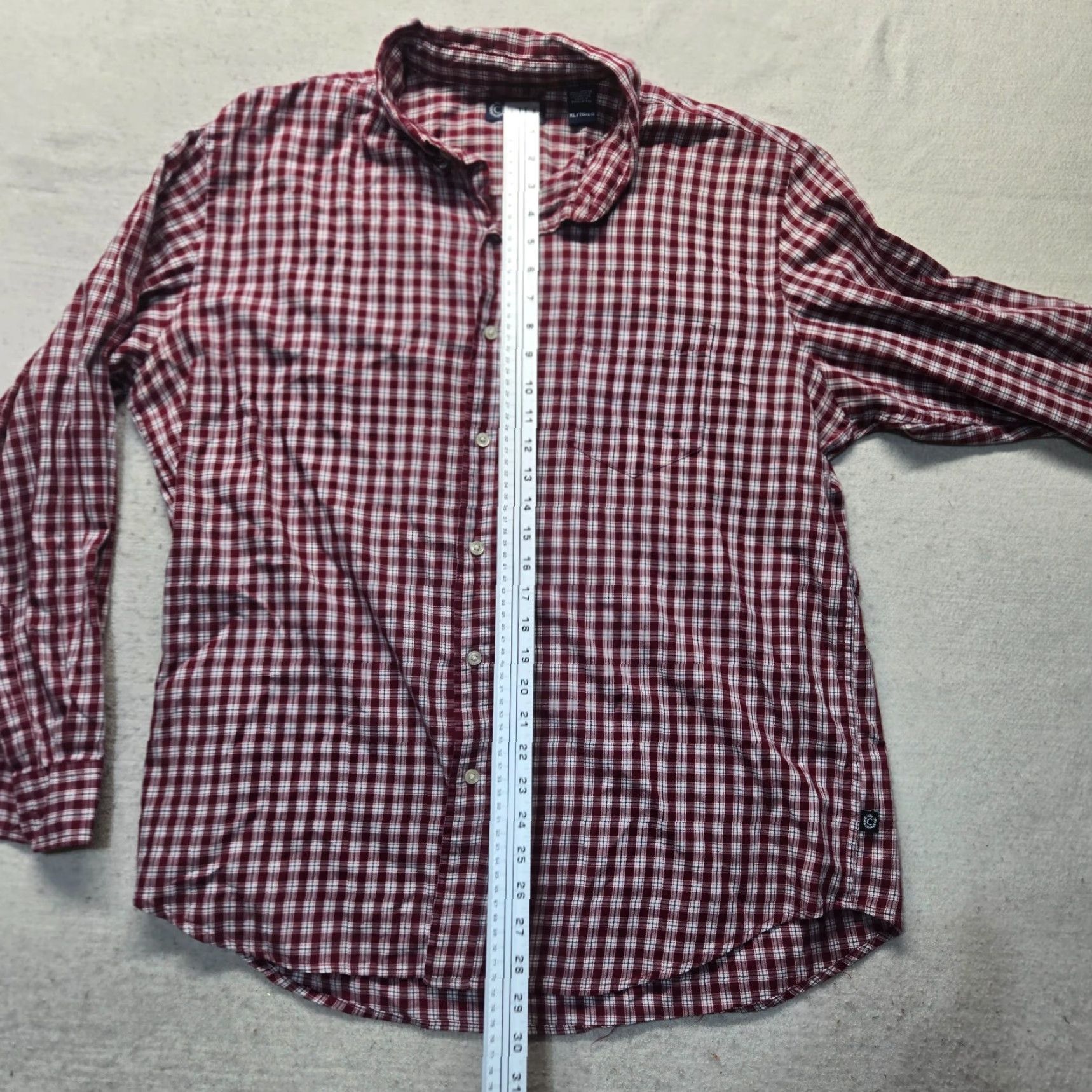 Chaps VINTAGE CHAPS Shirt Checkered Button-Up Long Sleeve Adult XL Red Plaid Men’s Shirt Size US XL / EU 56 / 4 - 7 Thumbnail