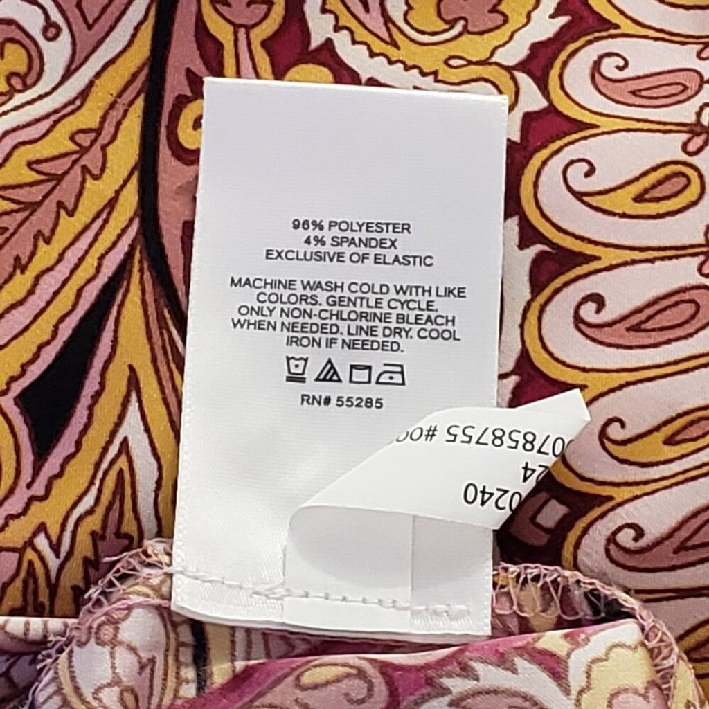 Express Express Womens Cap Sleeve Multicolor Paisley Dress Medium Size M / US 6-8 / IT 42-44 - 7 Thumbnail