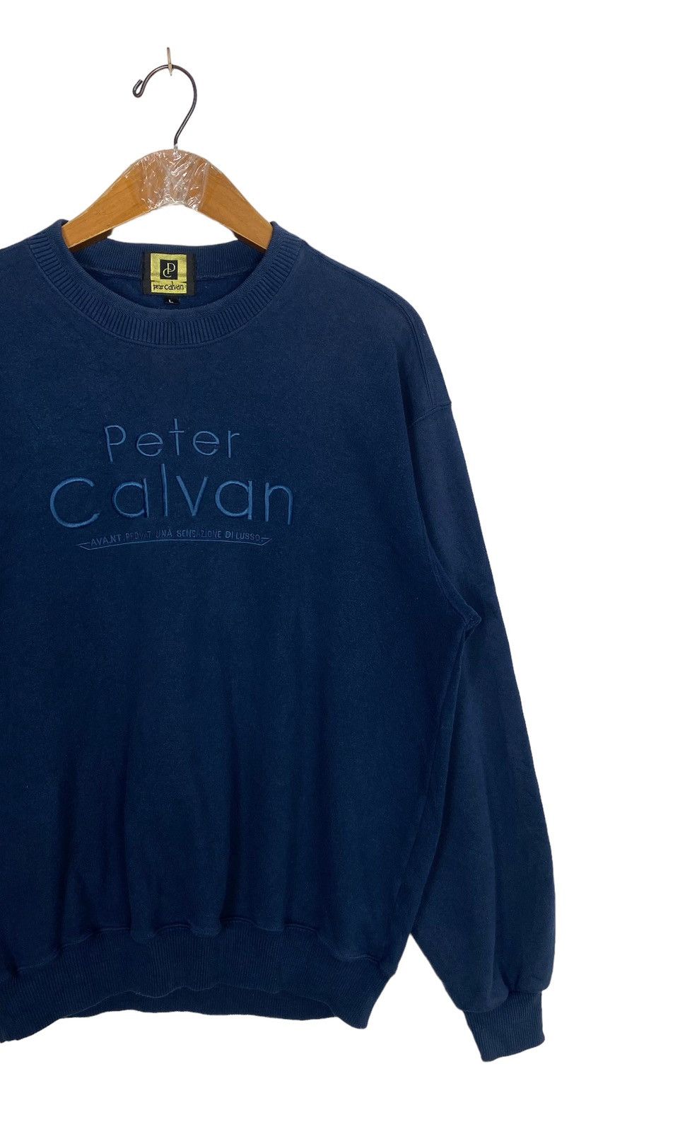 Vintage Rare‼️ Peter Calvan Sweatshirt Embroidery Spellout Size US M / EU 48-50 / 2 - 2 Thumbnail