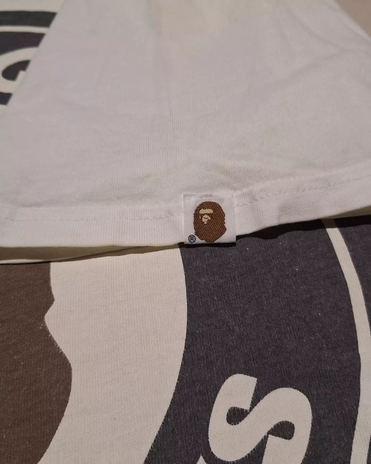 Bape × Nigo × Vintage 2000 OG Bape Busy Works Screenprinted Tee Rare Vintage Nigo Size US L / EU 52-54 / 3 - 4 Thumbnail