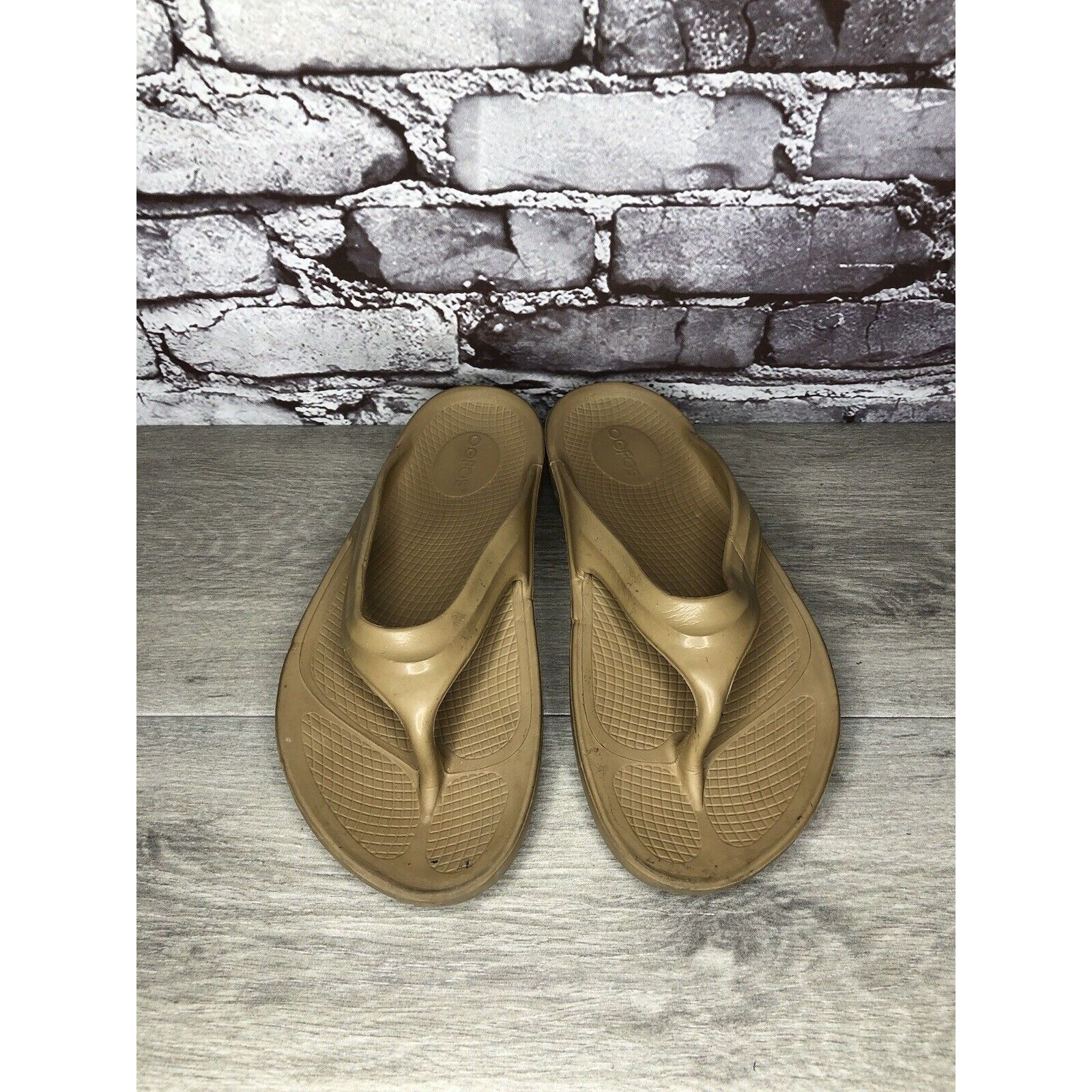 Other Oofos Oolala Camel Nude Rubber Thong Lightweight Sandals Wom Size US 10 / IT 40 - 11 Thumbnail