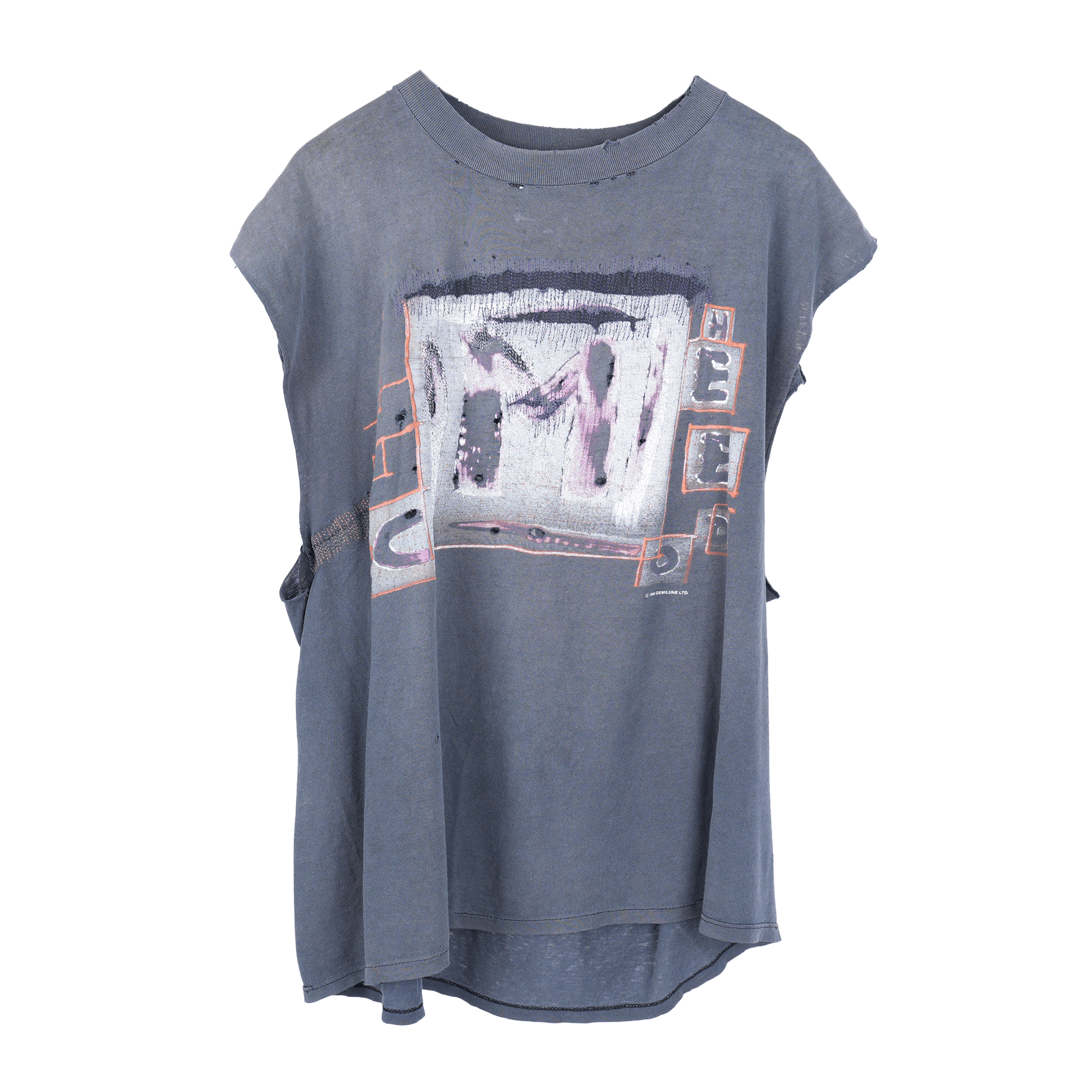 Vintage THRASHED DEPECHE MODE CUT OFF Size US XL / EU 56 / 4 - 1 Thumbnail