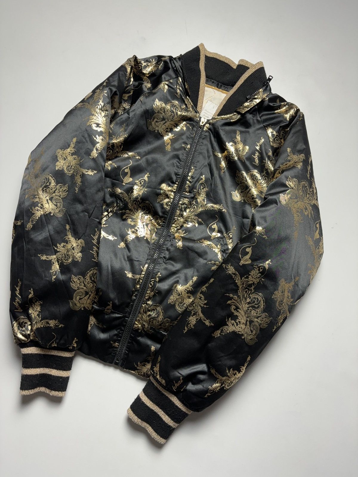 Vintage Baby phat gold vintage printed bomber jacket Size M / US 6-8 / IT 42-44 - 6 Thumbnail