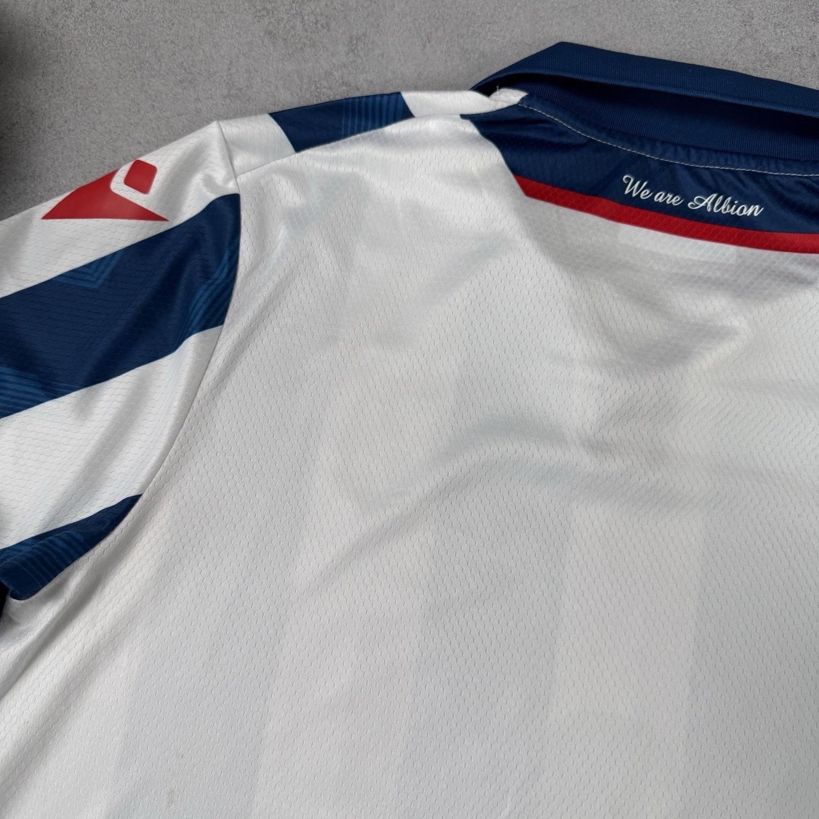 Macron West Bromwich Albion Home 2024 2025 Soccer Jersey Size L Size US L / EU 52-54 / 3 - 16 Thumbnail