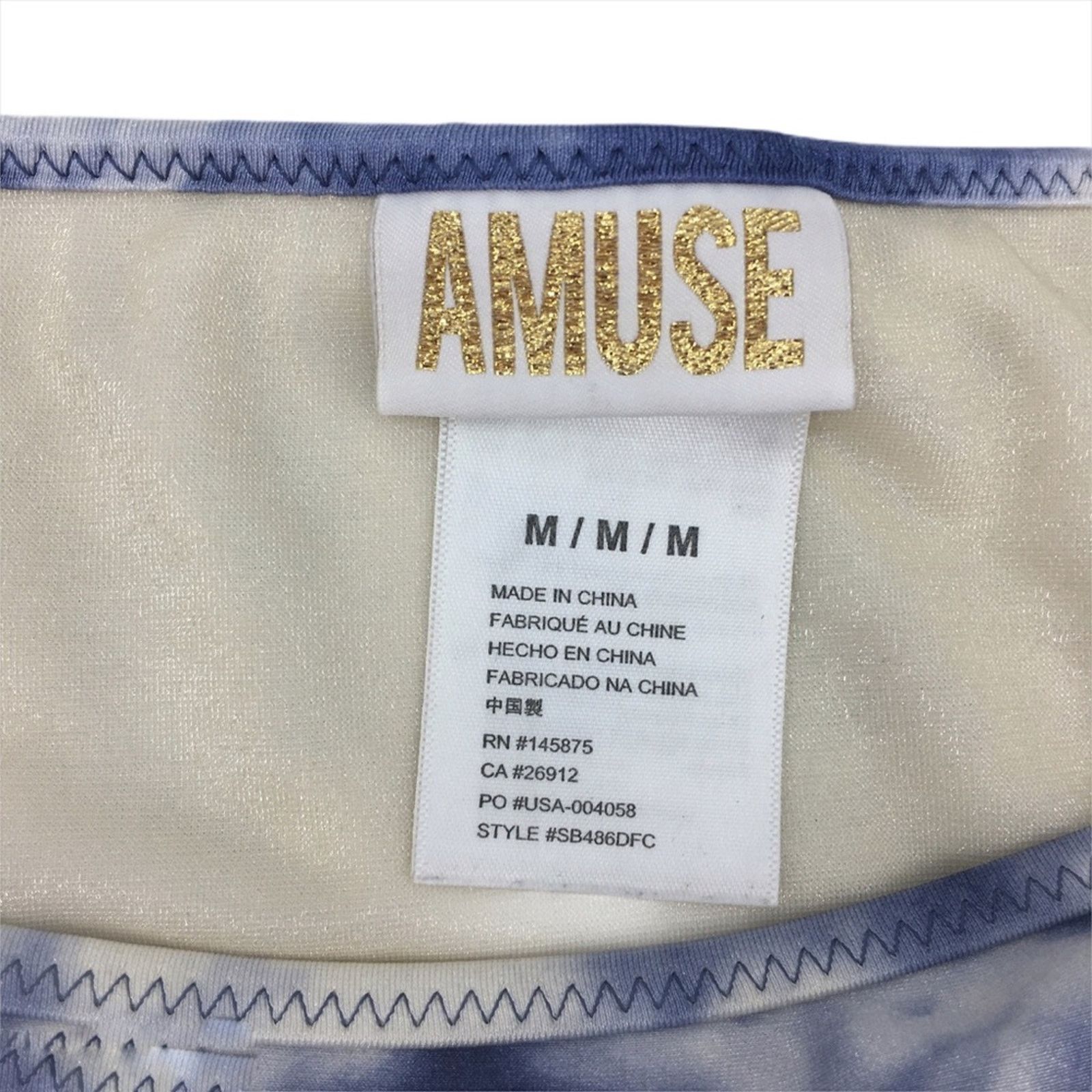 Other Amuse Society Blue Tie Die Tassel Bikini Bottom Size Medium Size 30" / US 8 / IT 44 - 6 Thumbnail