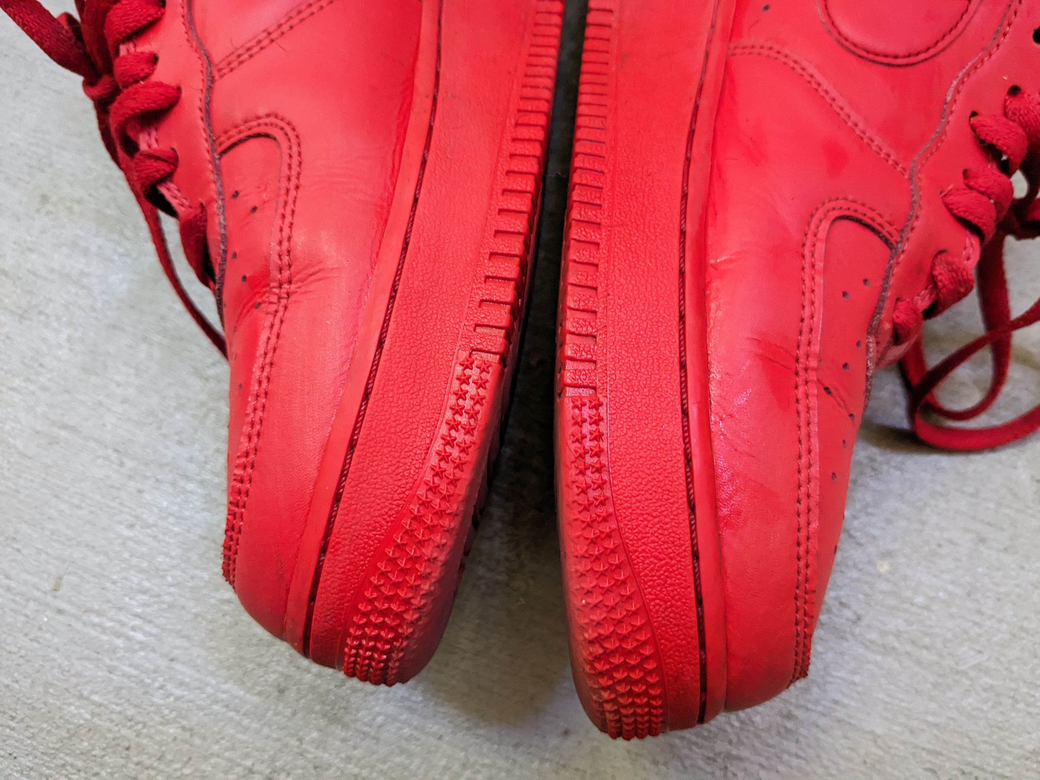 Nike Nike Air Force 1 '07 LV8 Low Triple Red 10.5 CW6999-600 Size US 10.5 / EU 43-44 - 8 Thumbnail