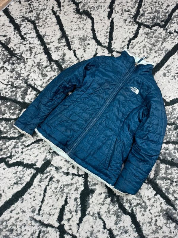 The North Face Reversible Fleece Jacket, Insulated, Down, Navy Blue, XS Size XS / US 0-2 / IT 36-38 - 2 Thumbnail