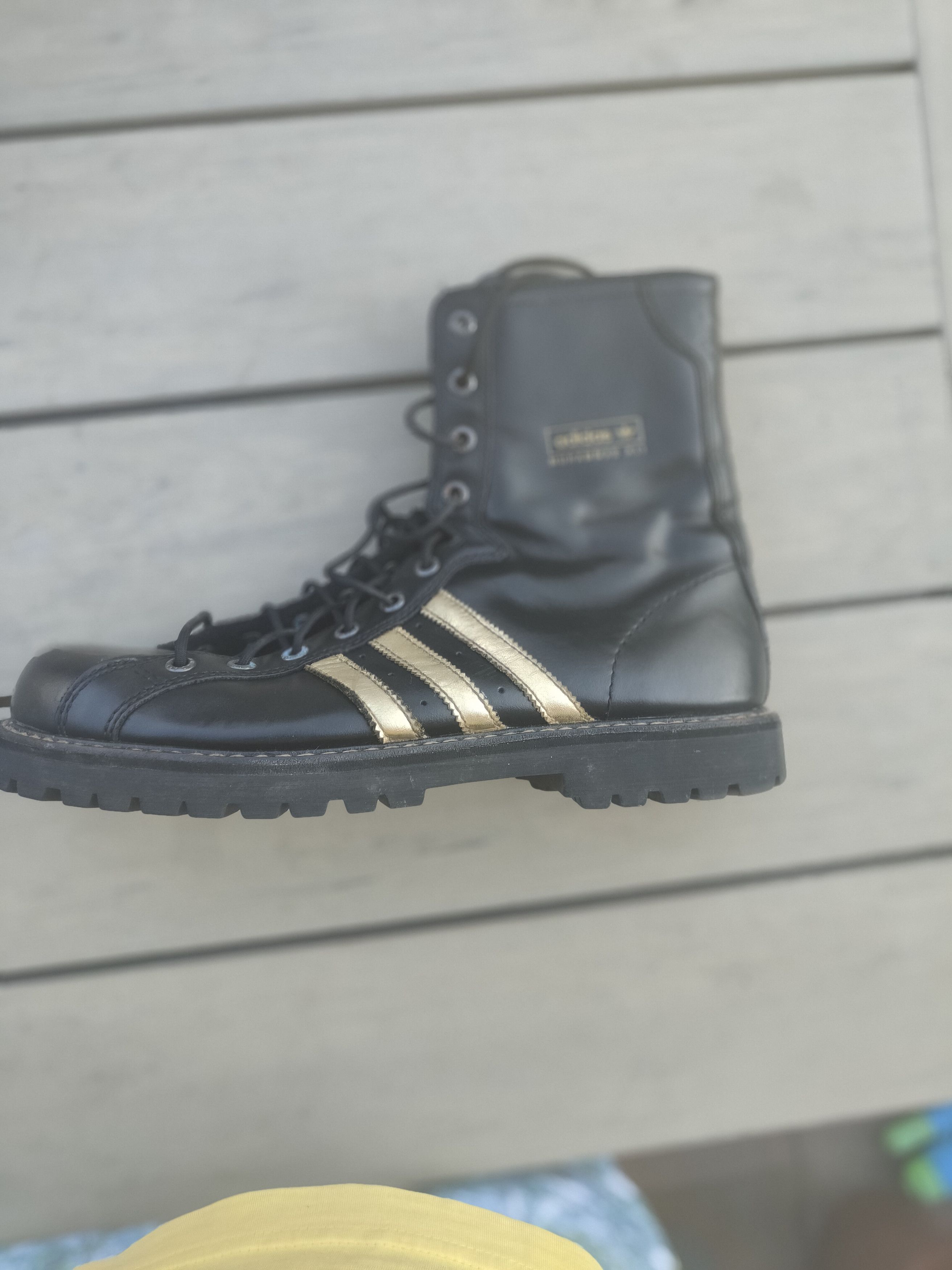 Adidas ADIDAS x MUHAMMAD ALI COMBAT BOOTS BLACK LEATHER RARE Size US 11 / EU 44 - 4 Thumbnail