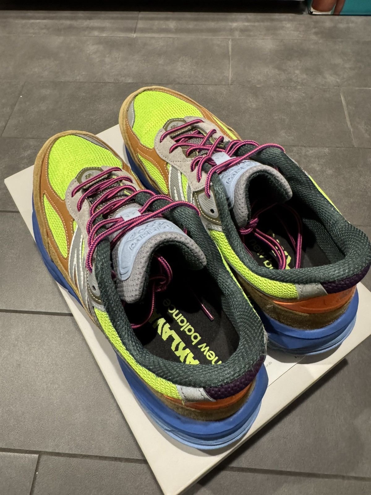 Action Bronson × New Balance SOLD - New Balance 990 V4 multi-color Action Bronson Baklava Size US 11 / EU 44 - 1 Thumbnail